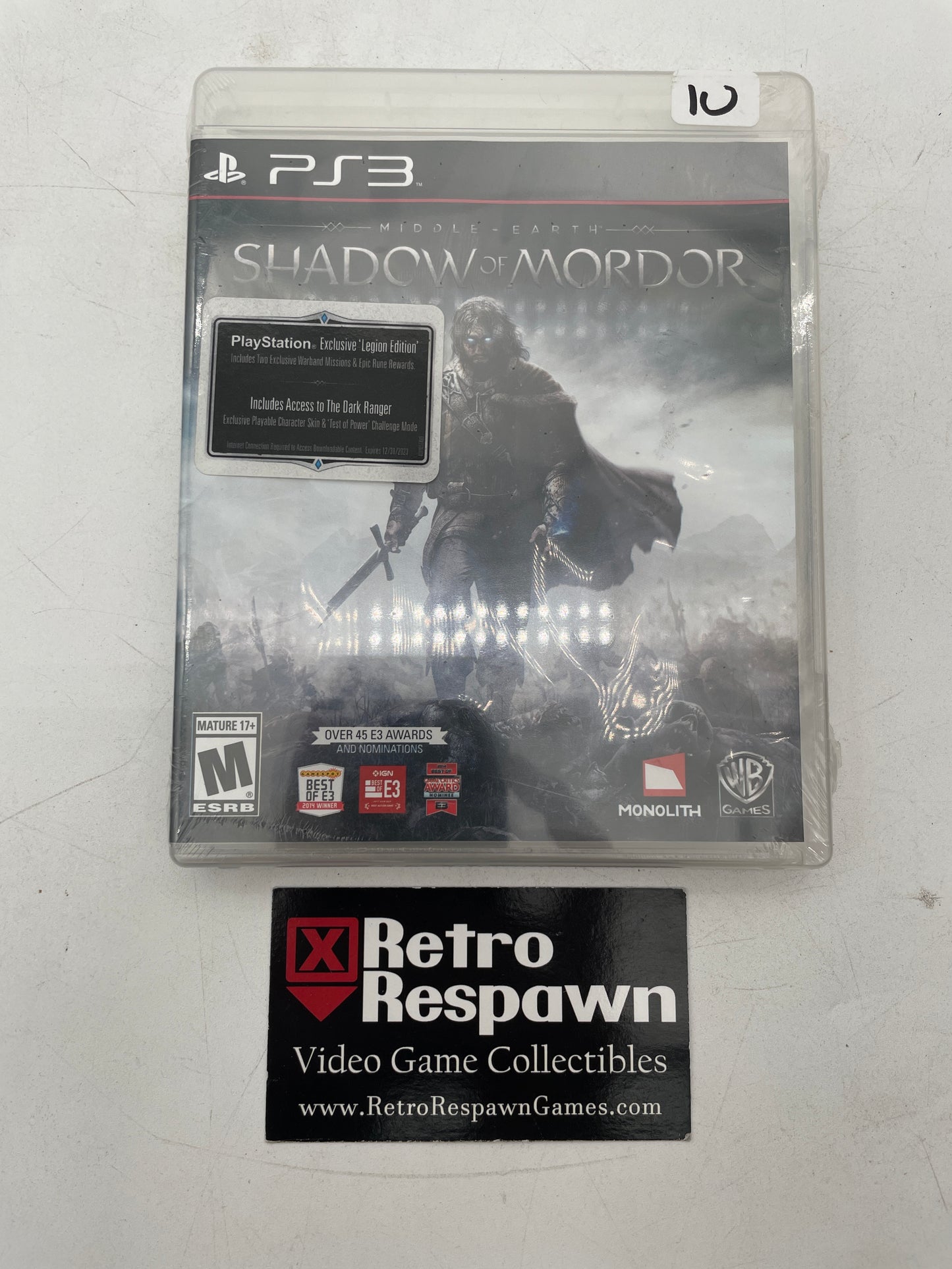 Middle Earth: Shadow of Mordor - Playstation 3 (Sealed)