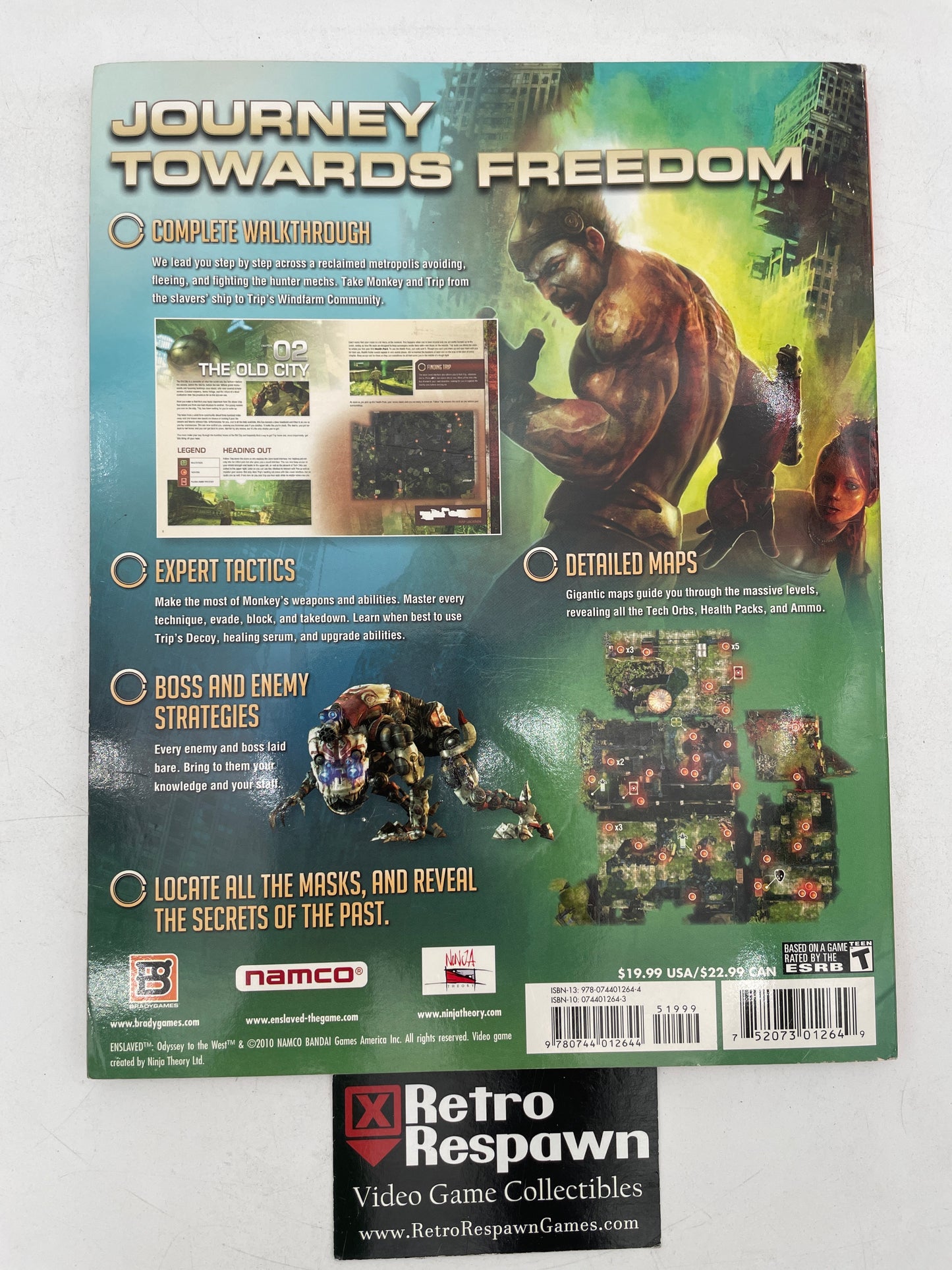 Enslaved Official Strategy Guide - Brady Games (Used)
