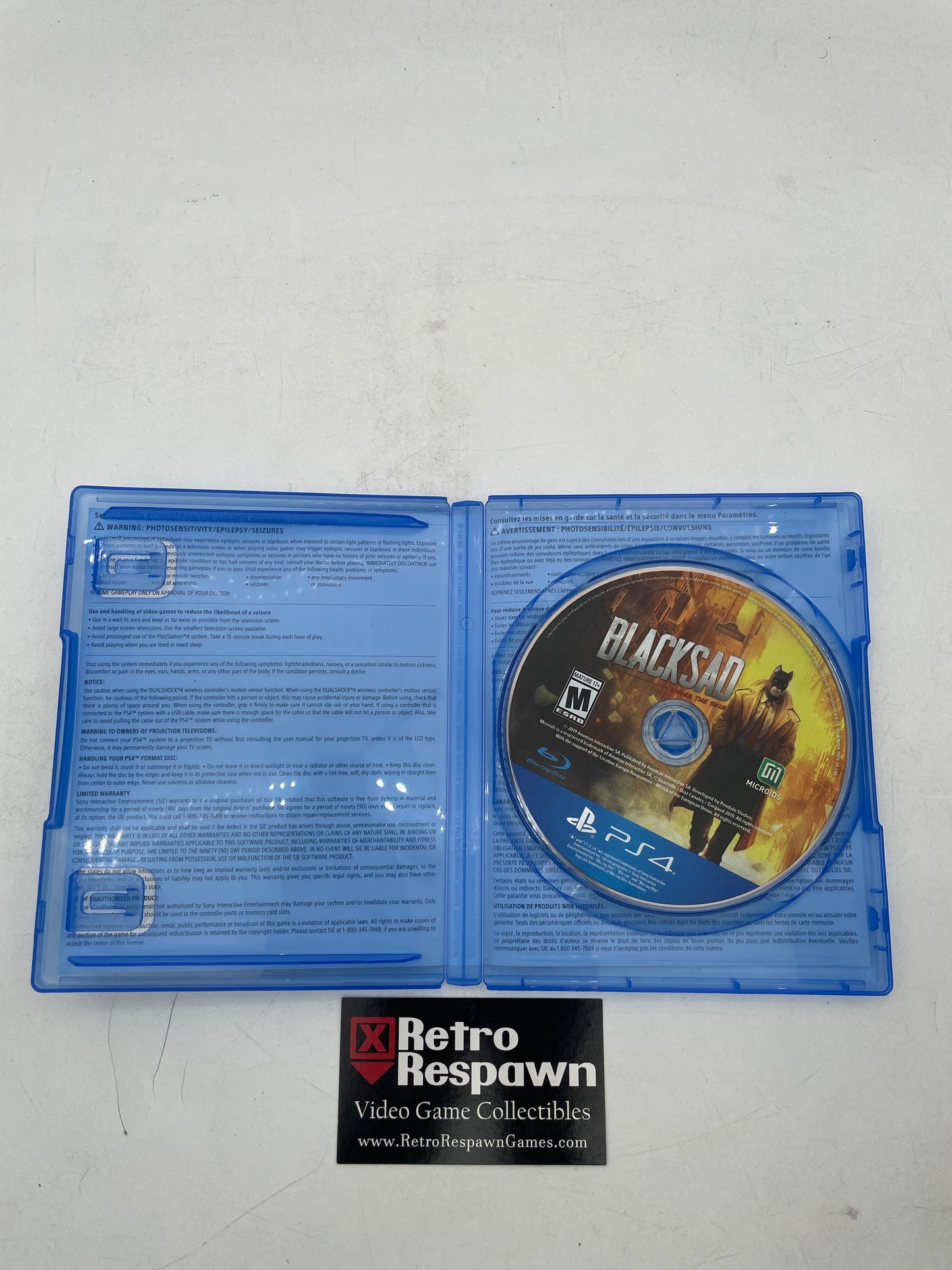 Blacksad: Under the Skin - Playstation 4 (Complete)