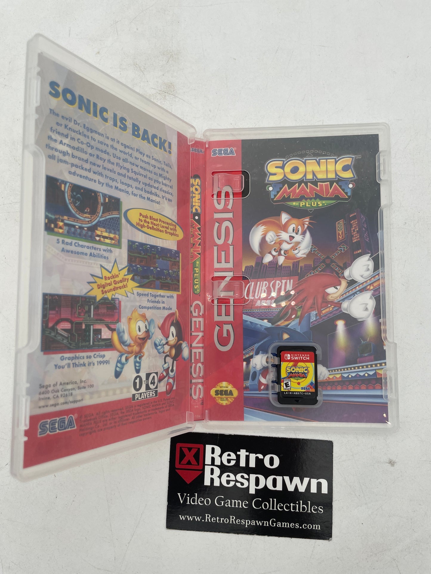 Sonic Mania Plus - Nintendo Switch (Missing Manual)