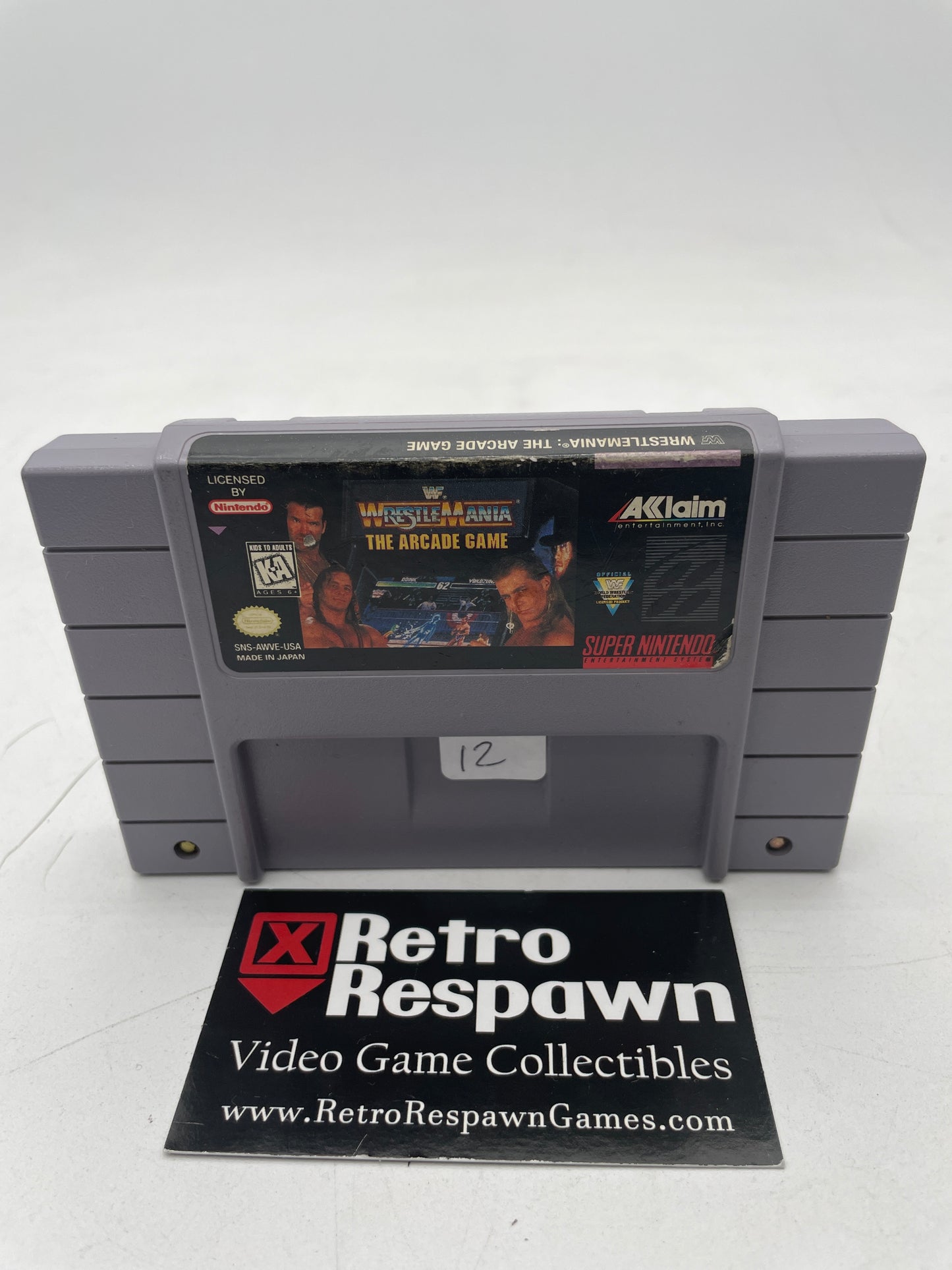 WWF Wrestlemania Arcade Game - Super Nintendo (Game Only)
