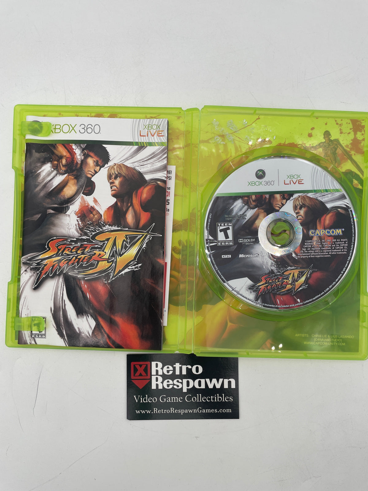 Street Fighter IV - Xbox 360 (Complete)