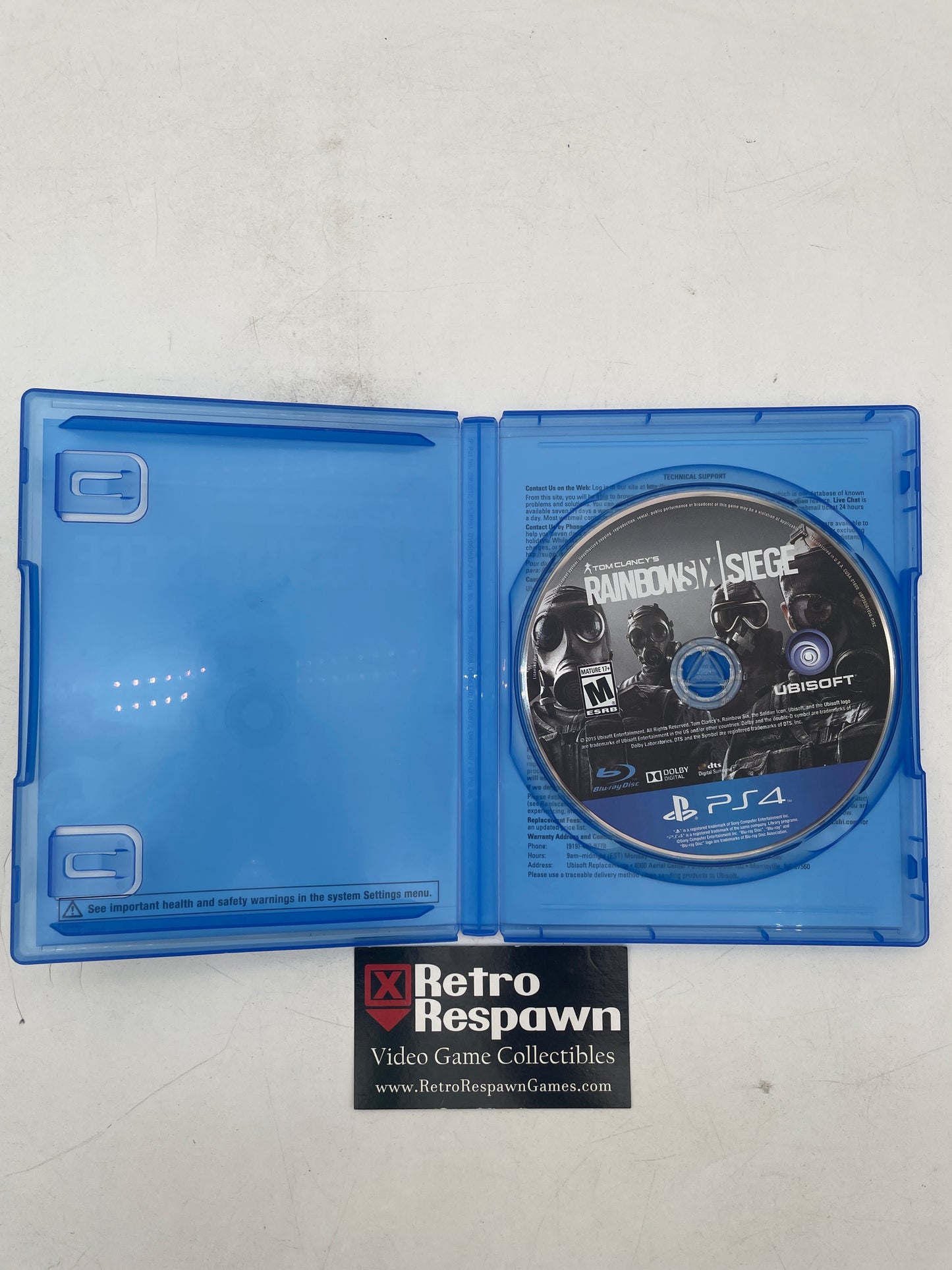 Rainbow Six Siege - Playstation 4 (Complete)