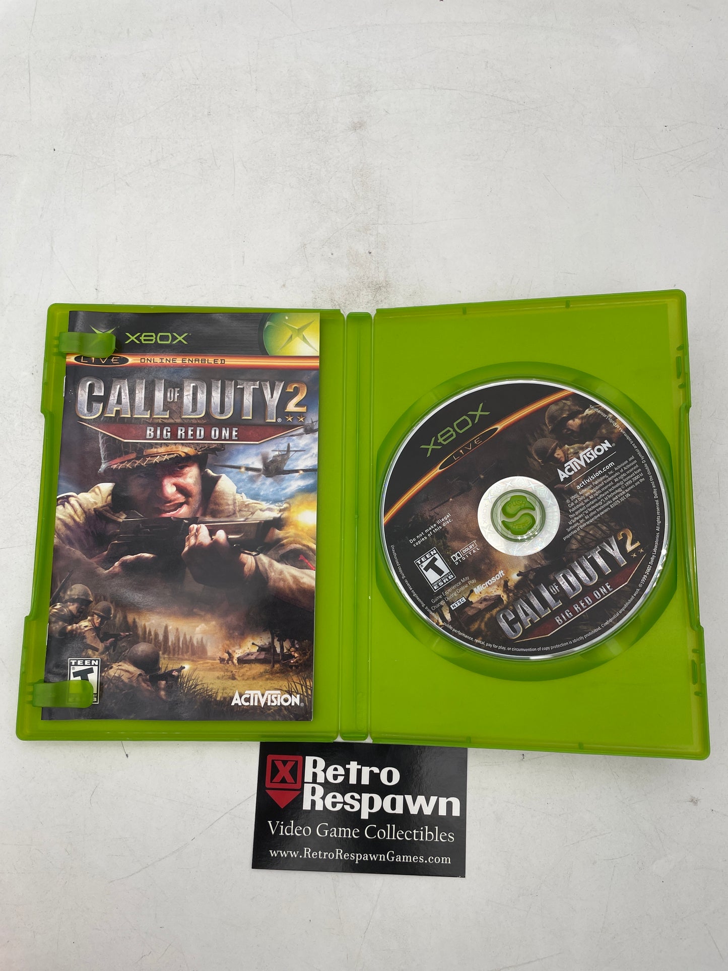 Call of Duty 2 Big Red One - Xbox (Complete)