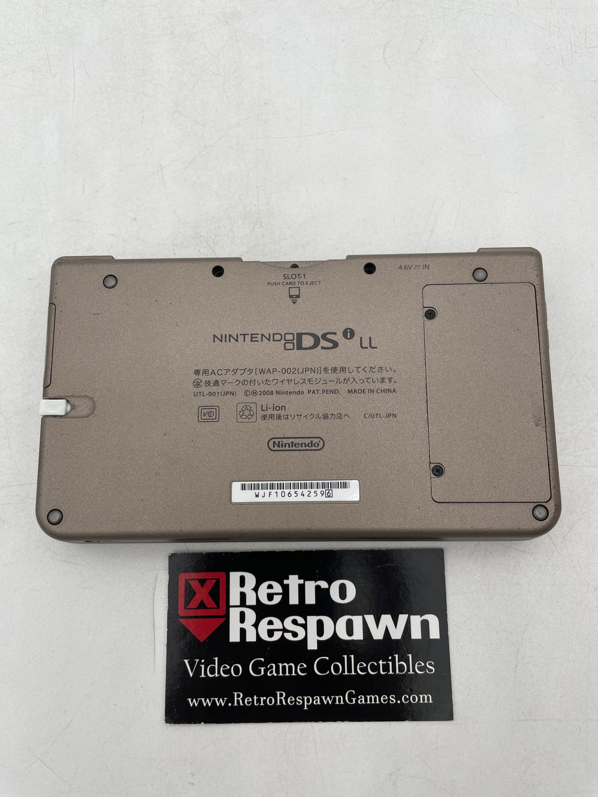 Modded Nintendo DSi LL Bronze - JP Nintendo DS (Console + Charger)