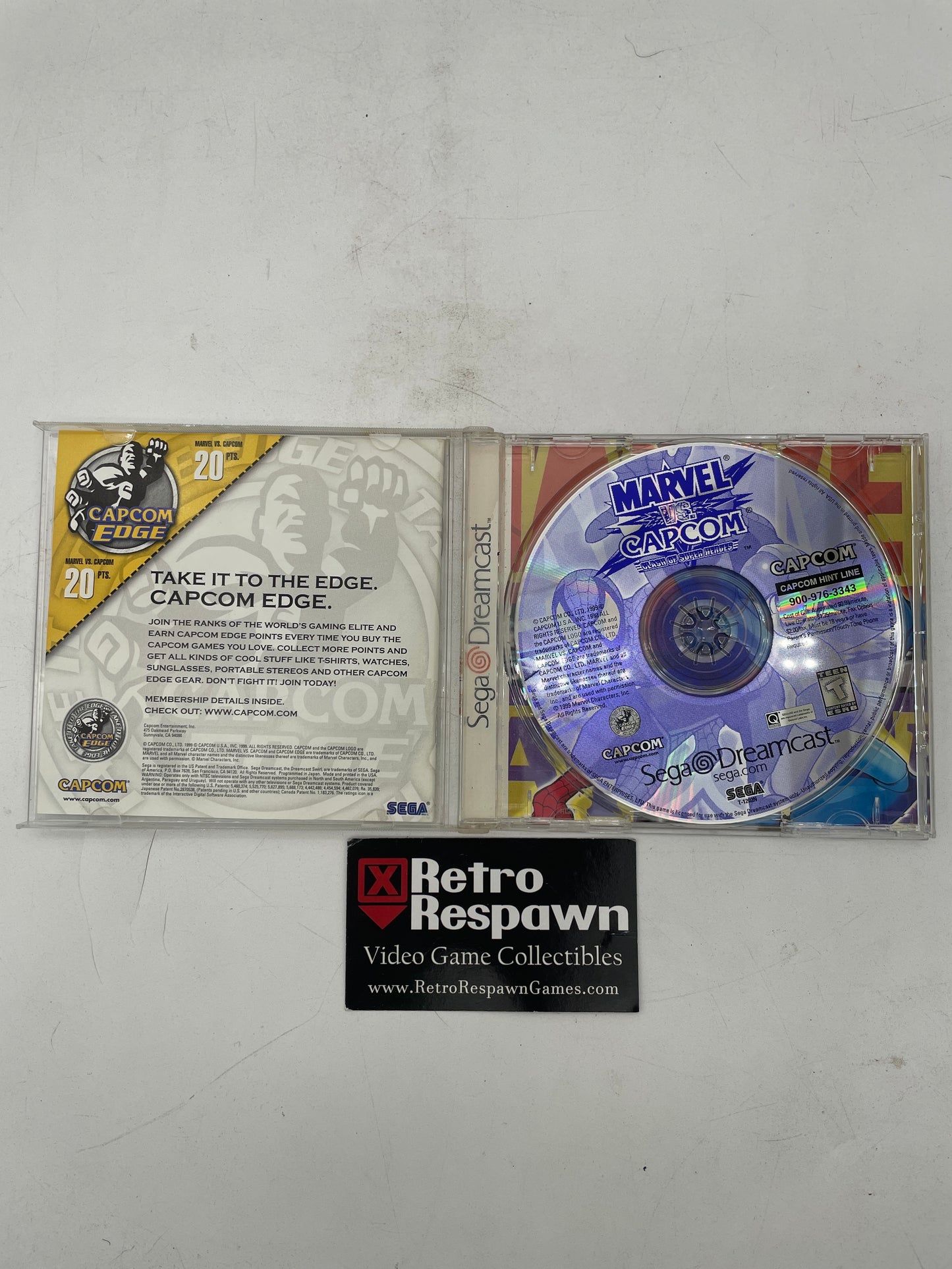 Marvel vs Capcom - Sega Dreamcast (Complete)