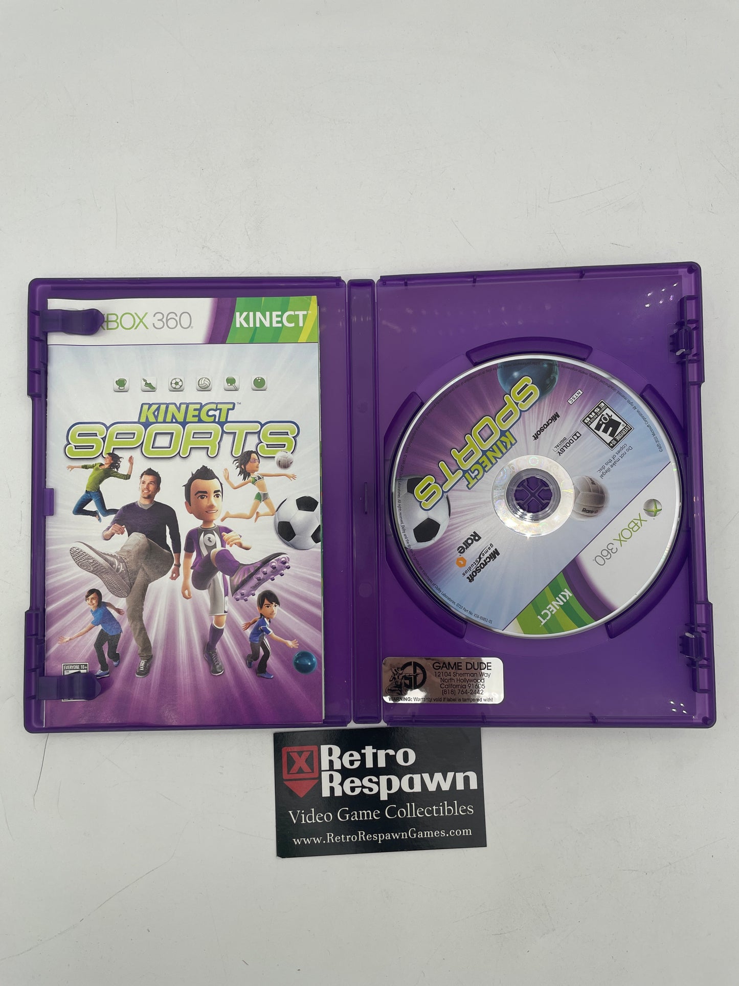 Kinect Sports - Xbox 360 (Complete)