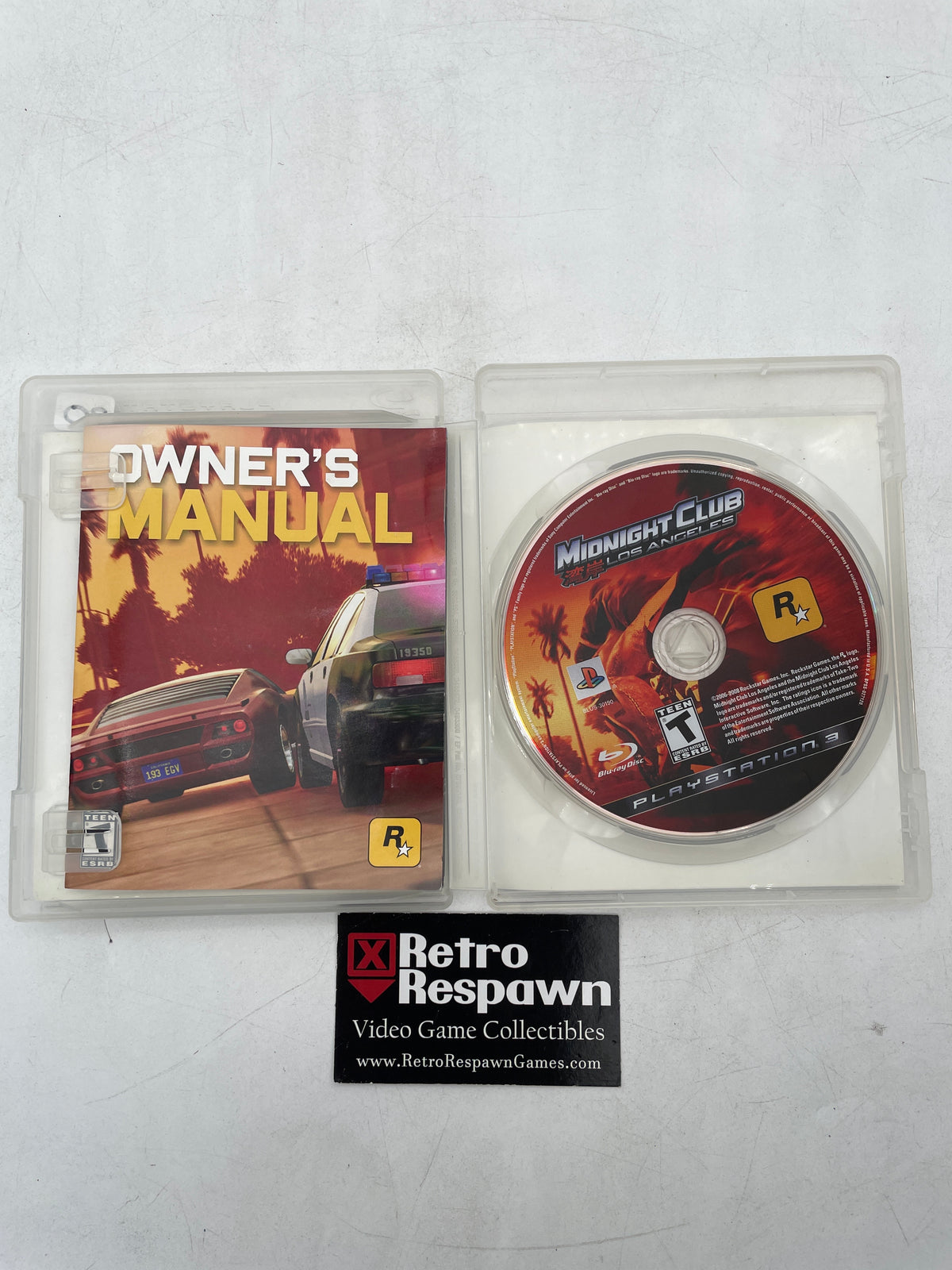 Midnight Club Los Angeles - Playstation 3 (Complete)