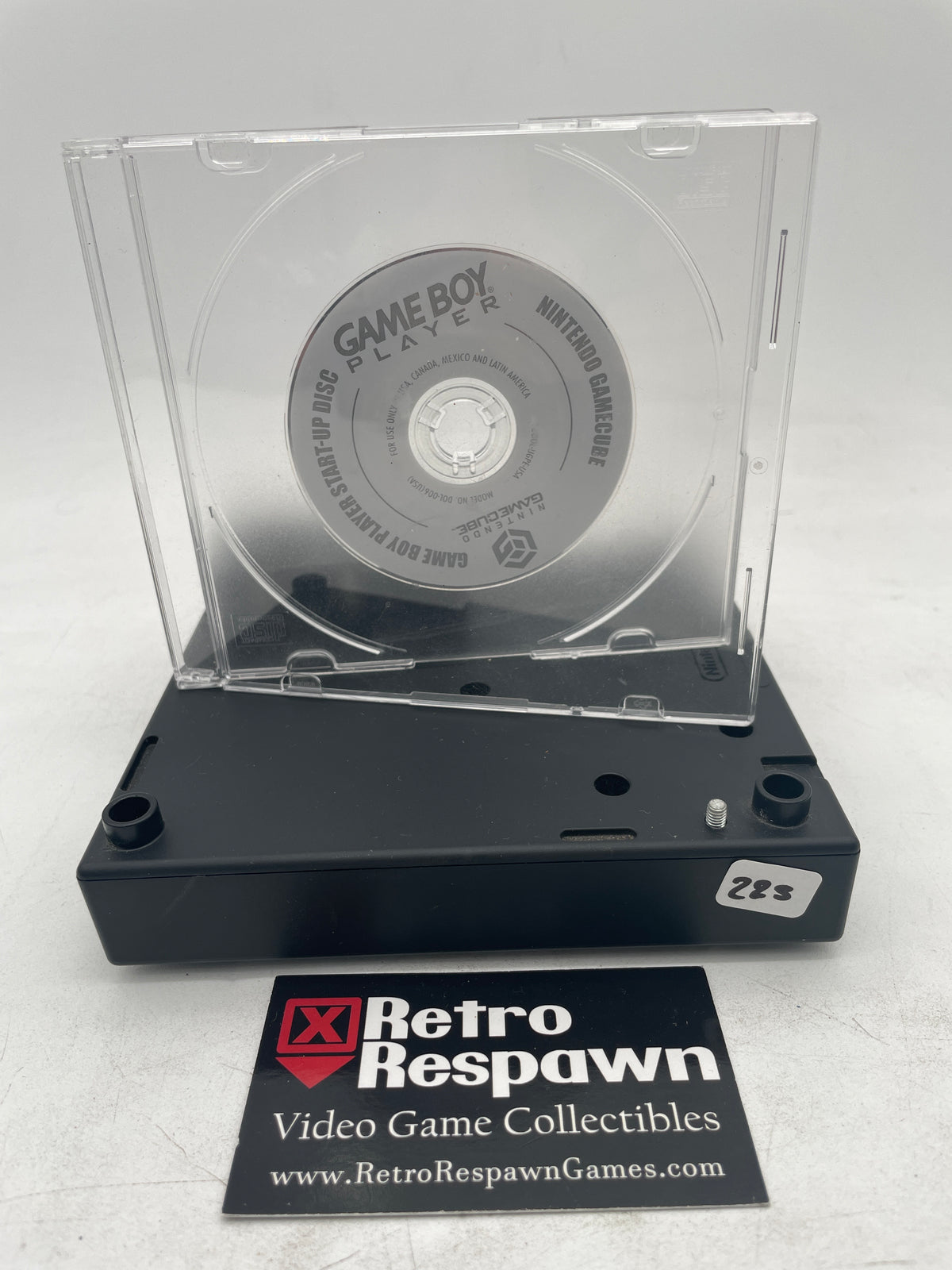 Black GameBoy Player + Startup Disc - Gamecube (Complete)