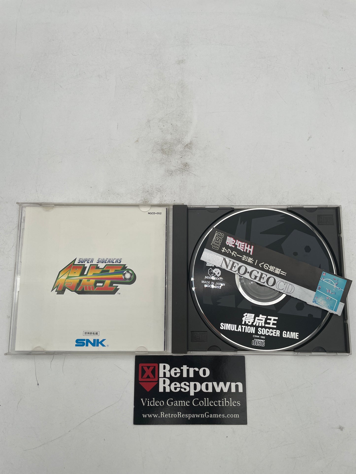Tony Meola's Sidekicks Soccer - JP Neo Geo CD (Complete)