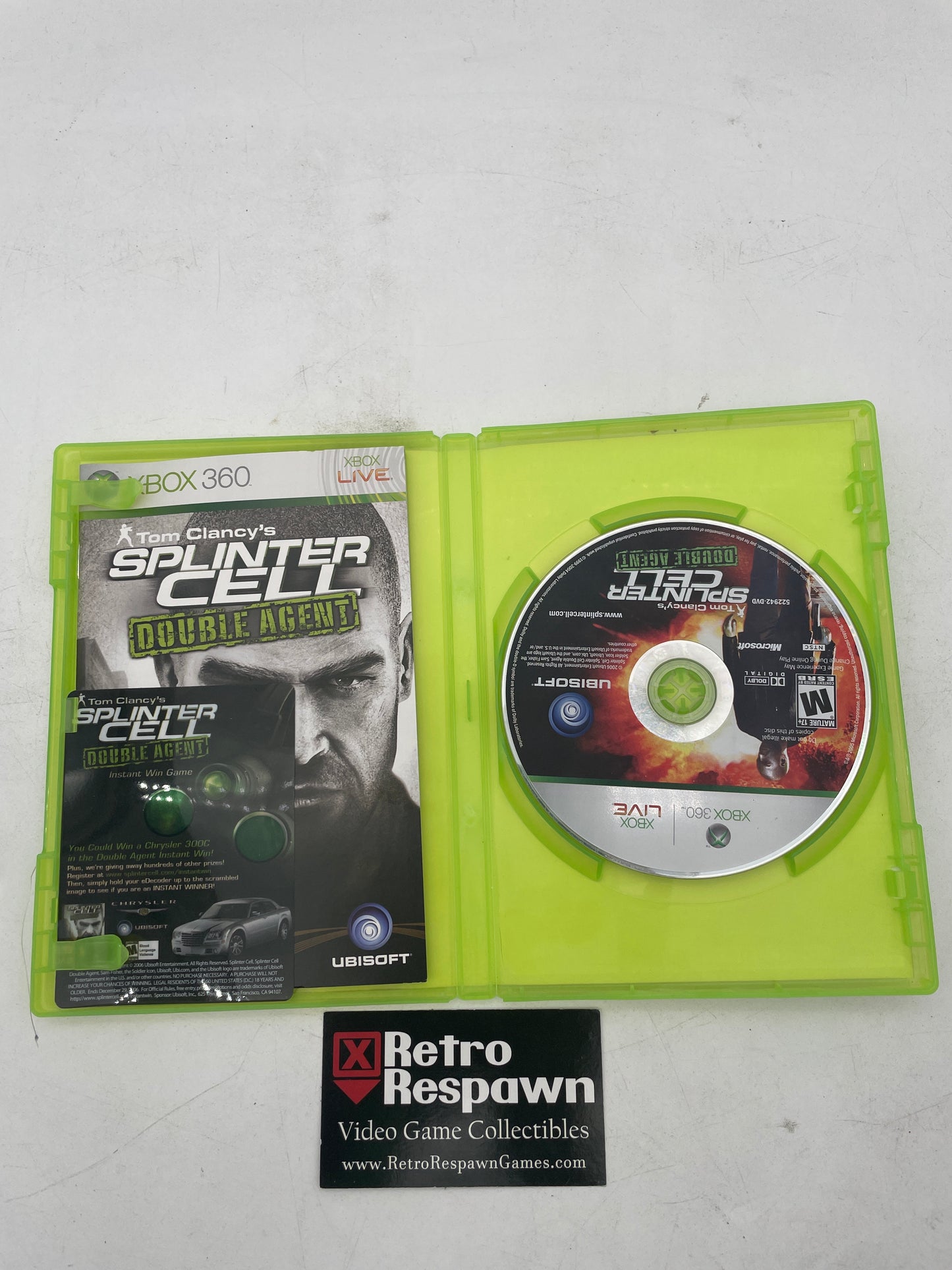 Splinter Cell Double Agent - Xbox 360 (Complete)