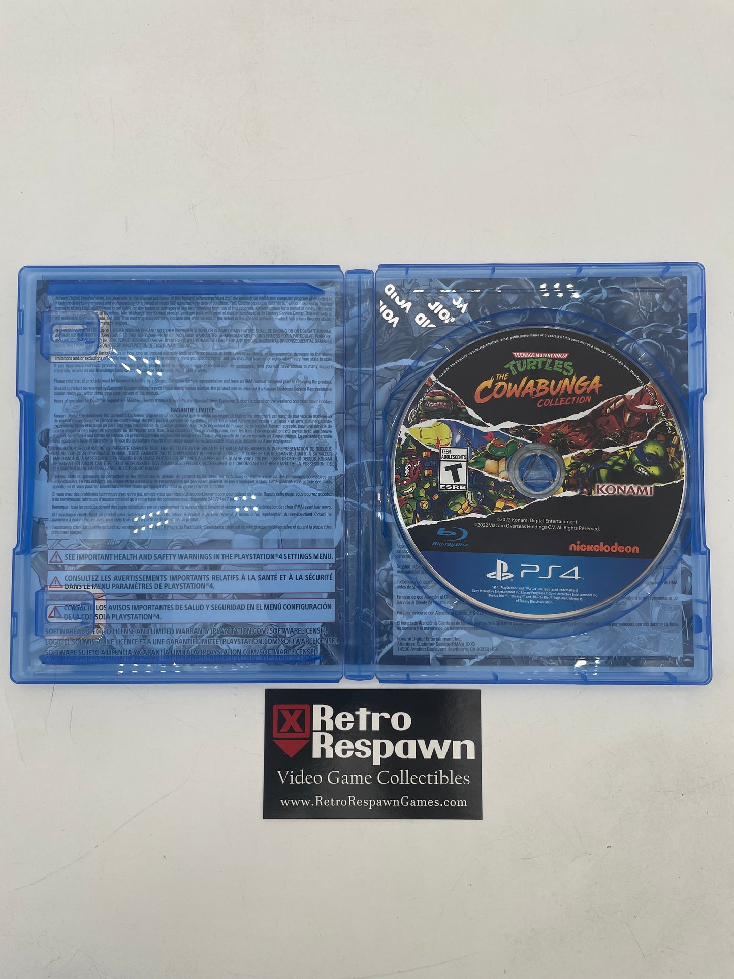 Teenage Mutant Ninja Turtles Cowabunga Collection - Playstation 4 (Complete)