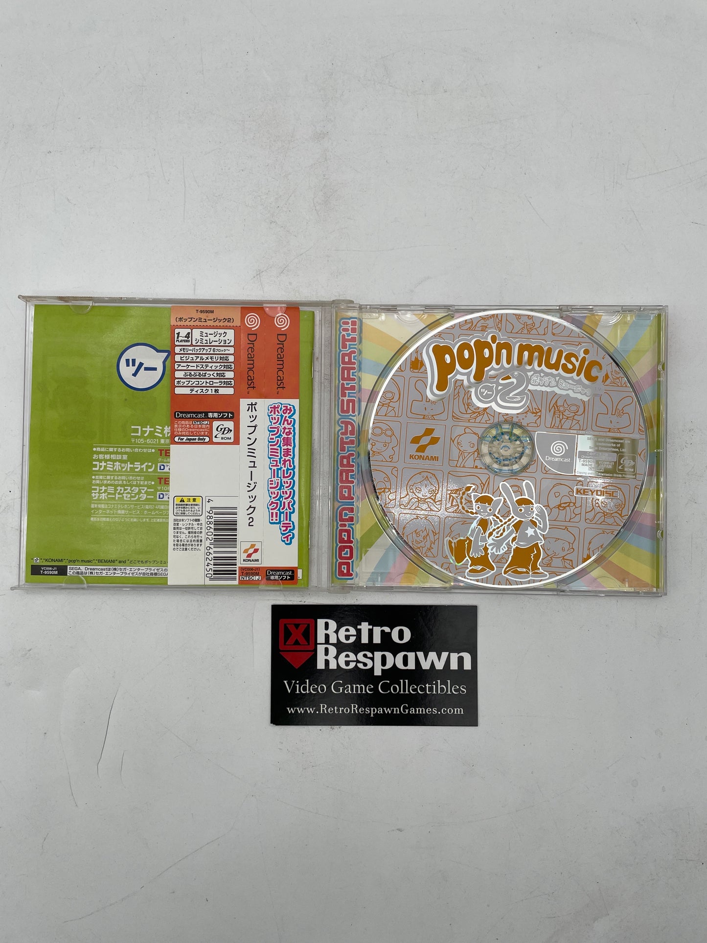 Pop'n Music 2 - JP Sega Dreamcast (Complete)