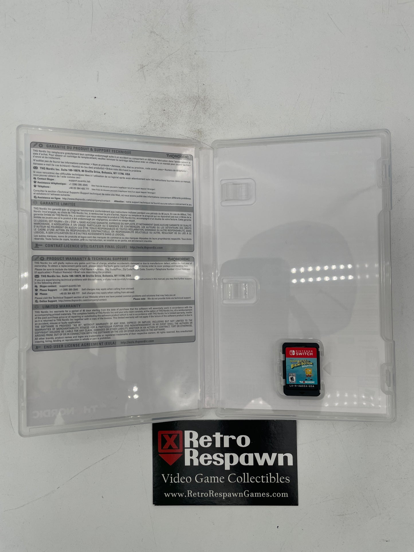 SpongeBob SquarePants Battle for Bikini Bottom Rehydrated - Nintendo Switch (Complete)