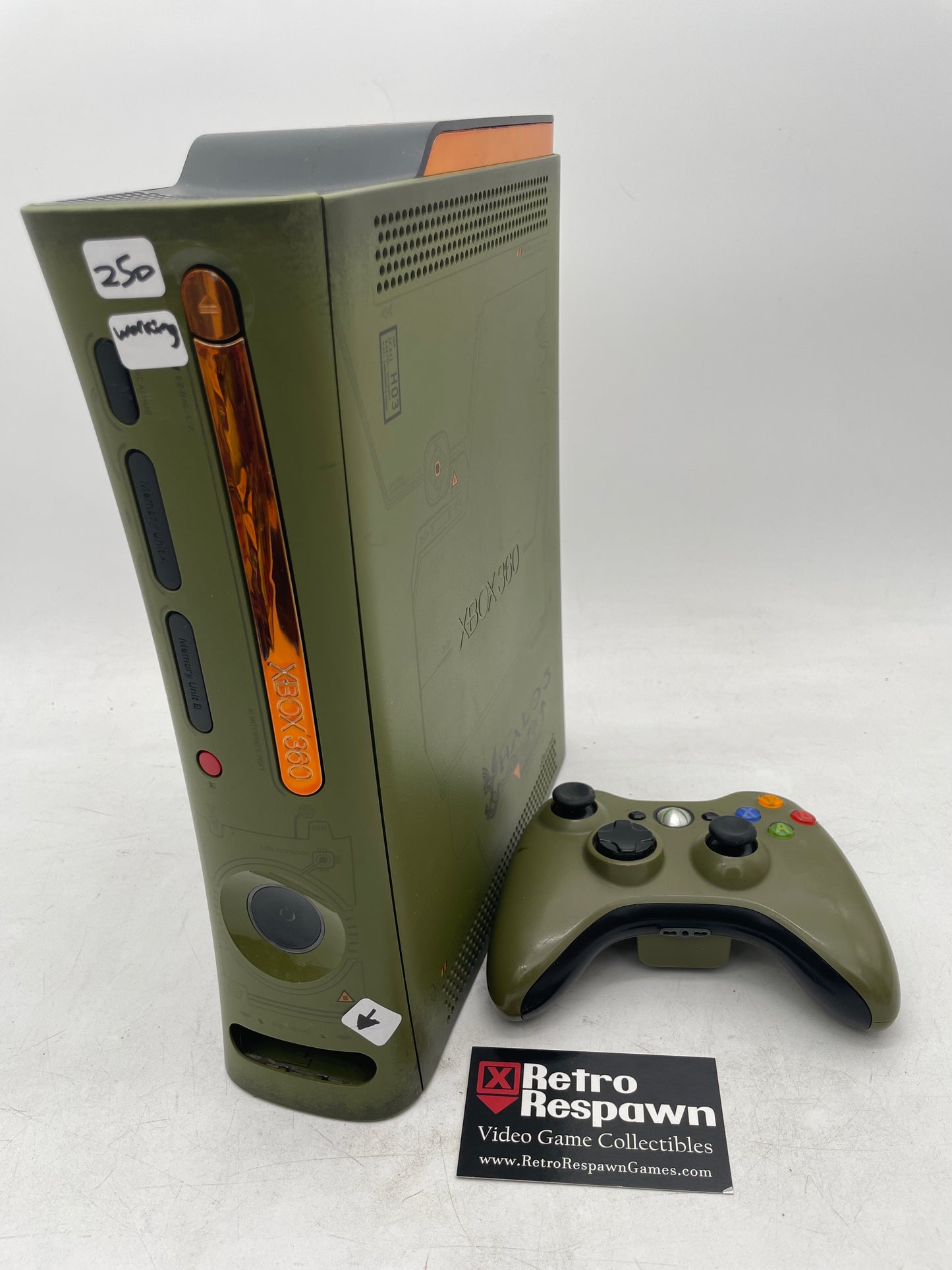 Xbox 360 System Halo Edition - Xbox 360 (Console, Controller all wires)