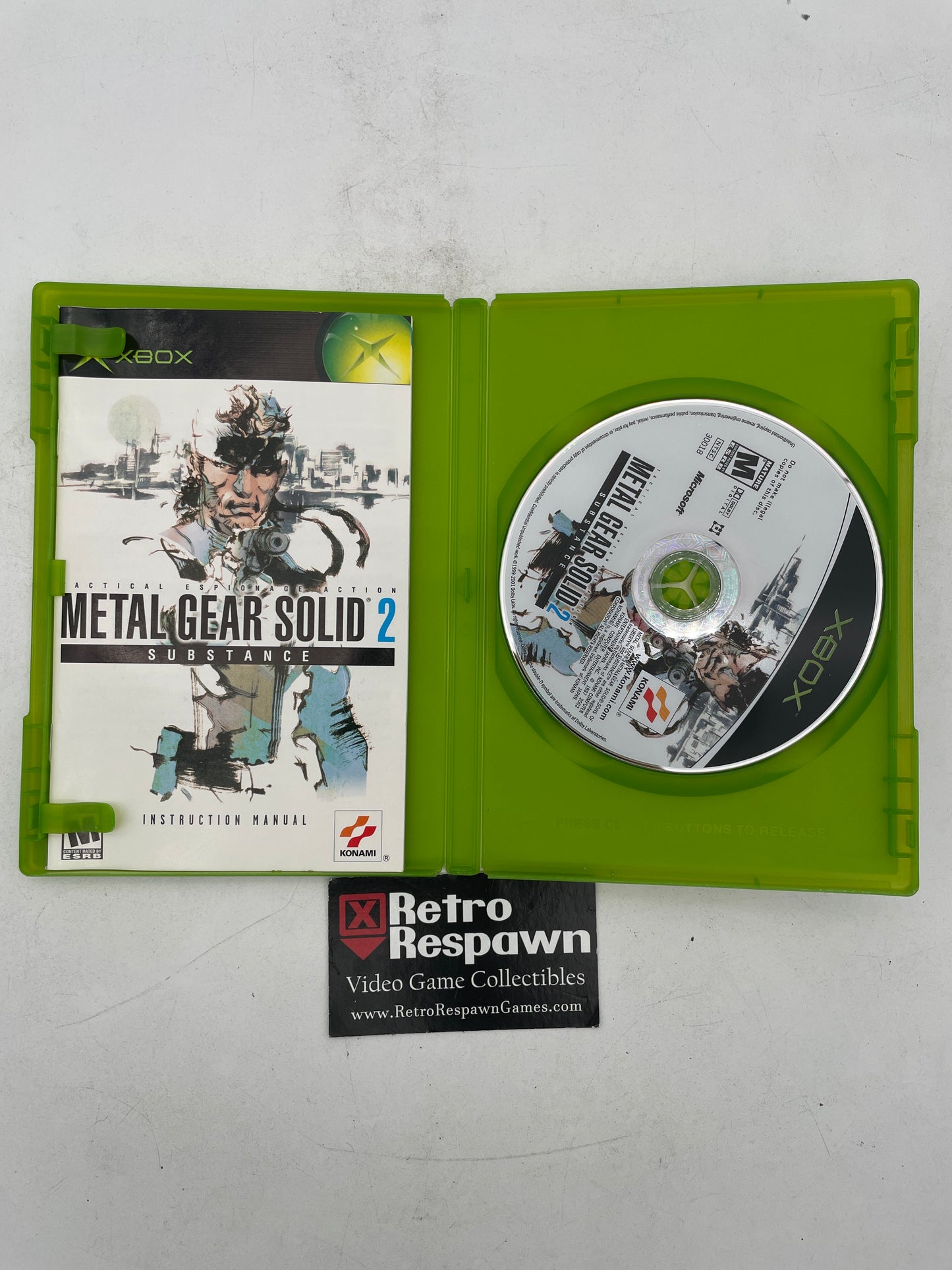 Metal Gear Solid 2: Substance - Xbox (Complete)