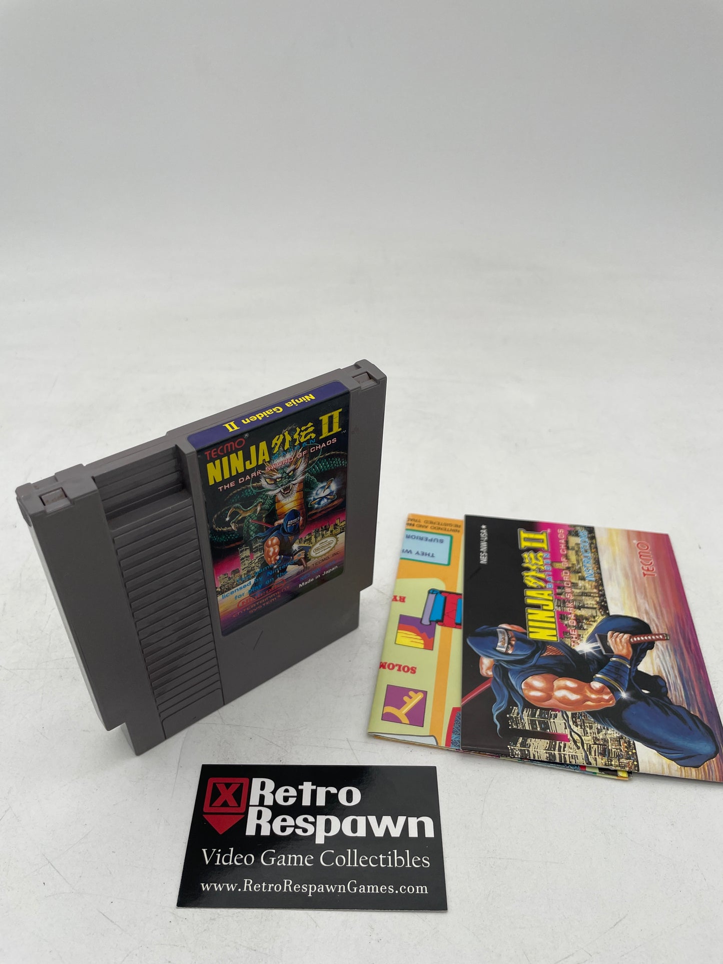 Ninja Gaiden II The Dark Sword of Chaos - NES (Complete)