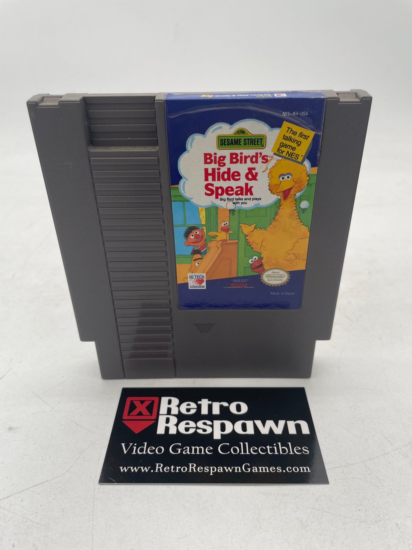 Sesame Street Big Bird's Hide and Speak - NES (Game Only)
