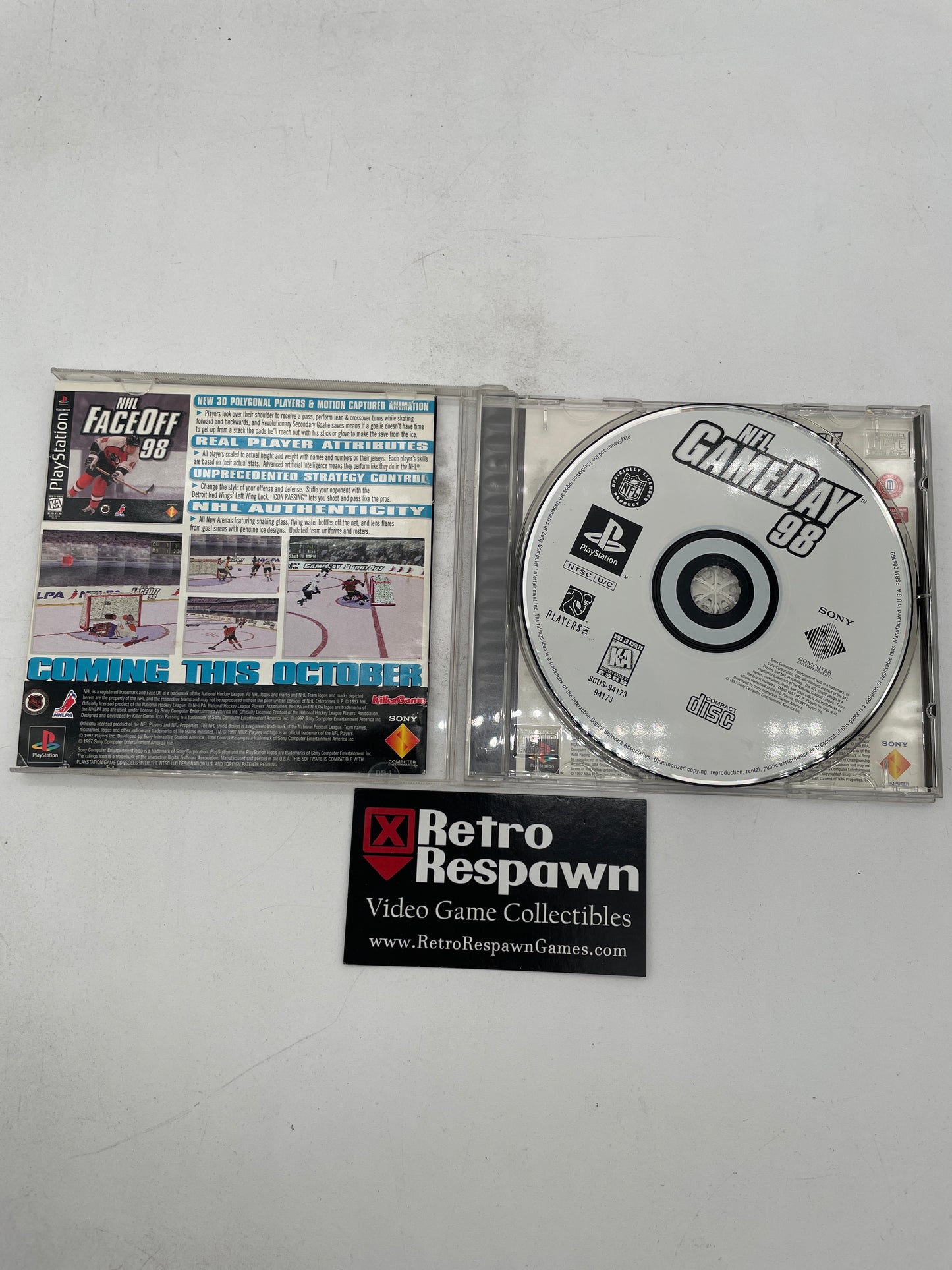 NFL GameDay 98 - Playstation (Complete)