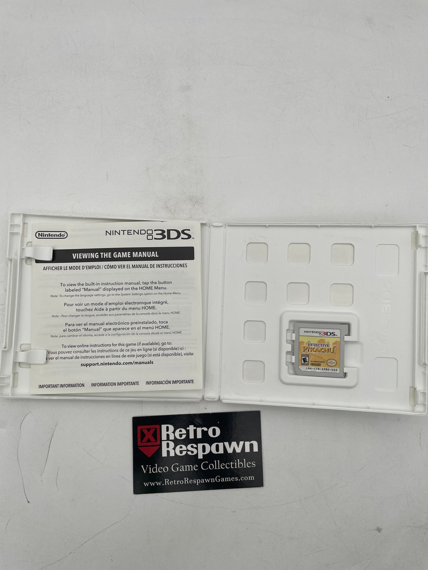 Detective Pikachu - Nintendo 3DS (Complete)