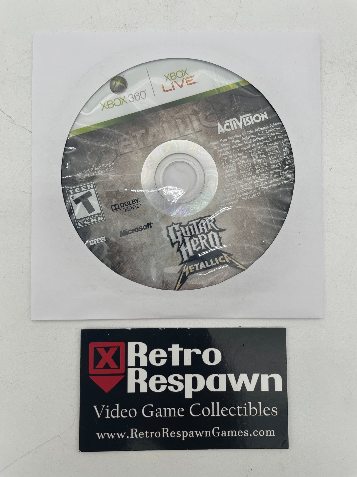 Guitar Hero: Metallica - Xbox 360 (Game Only)