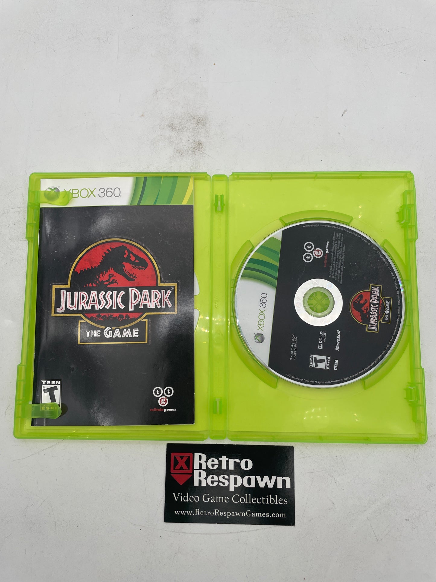 Jurassic Park: The Game - Xbox 360 (Complete)
