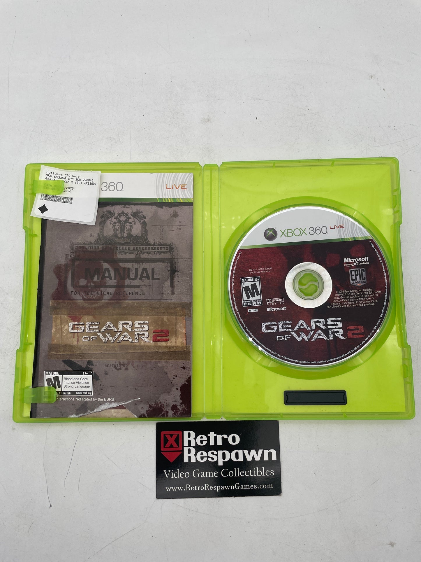 Gears of War 2 - Xbox 360 (Complete)