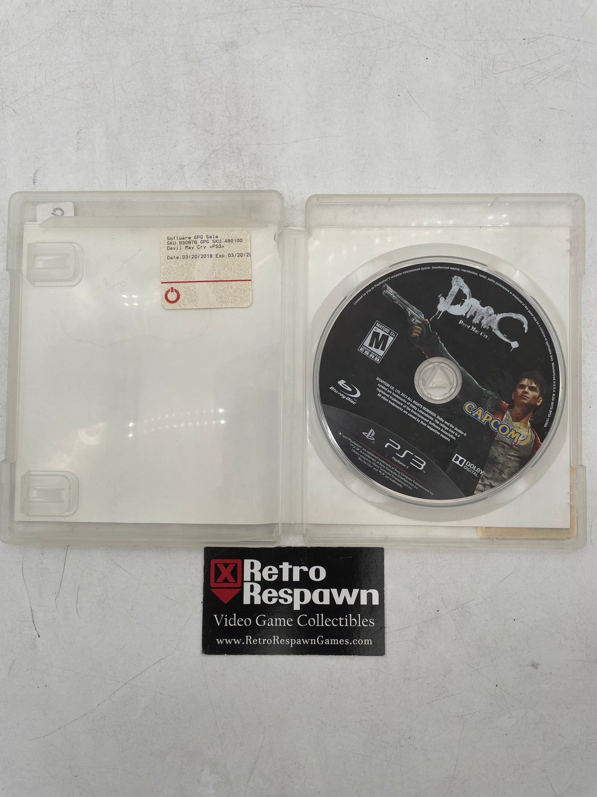 DMC: Devil May Cry - Playstation 3 (Missing Manual)