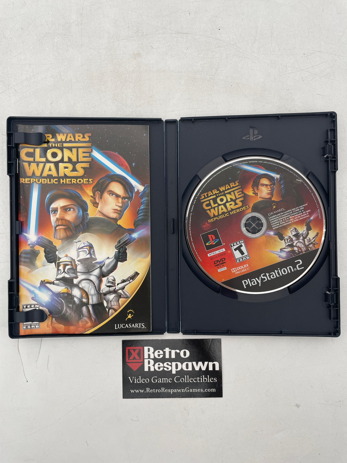Star Wars Clone Wars: Republic Heroes - Playstation 2 (Complete)