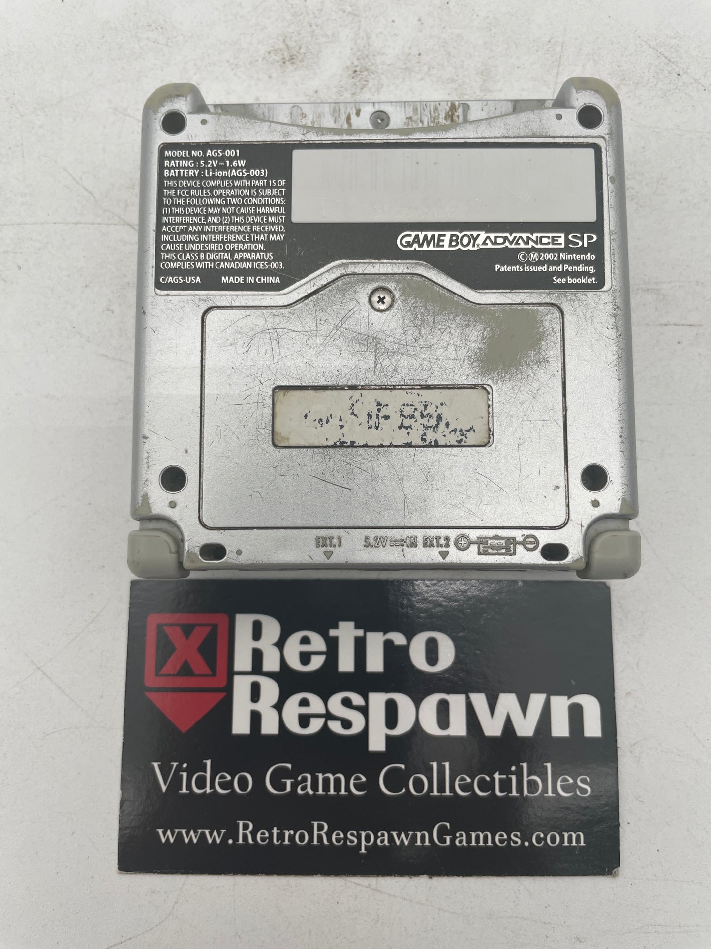 Platinum Gameboy Advance SP - GameBoy Advance (Console+Charger)