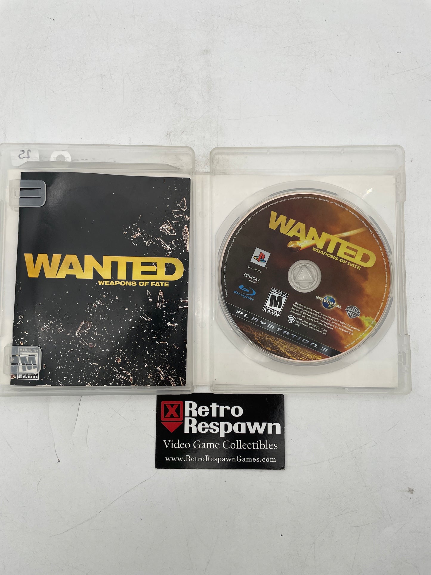 Wanted: Weapons of Fate - Playstation 3 (Complete)