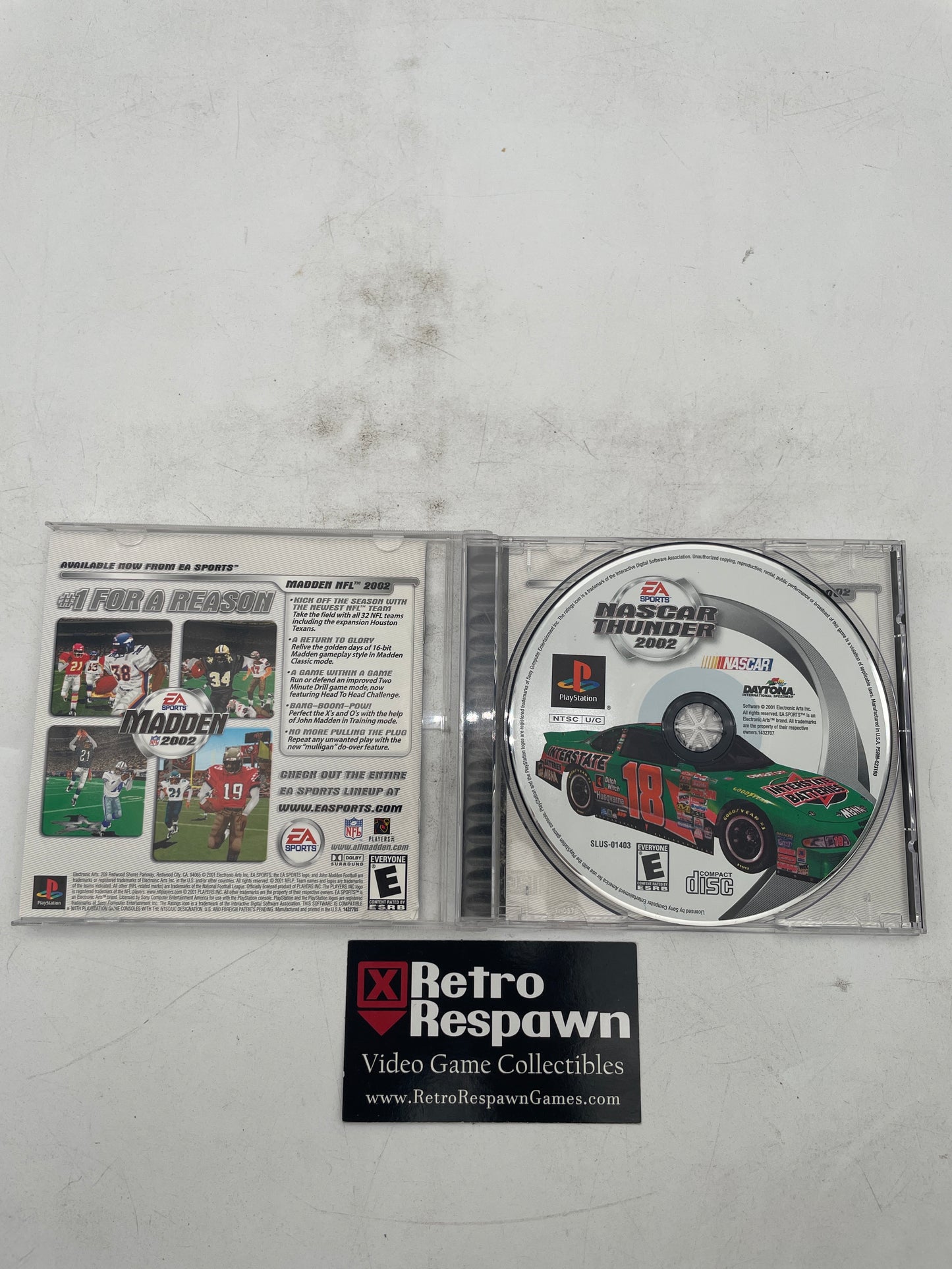 NASCAR Thunder 2002 - Playstation (Complete)