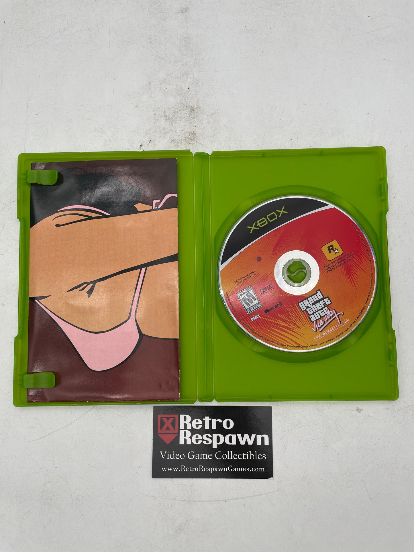 Grand Theft Auto Vice City - Xbox (Missing Manual W/ Map)