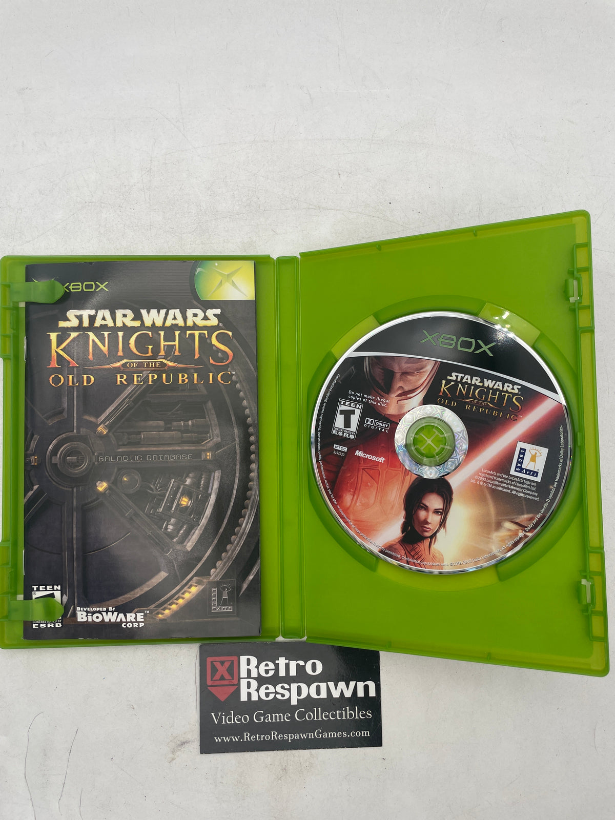 Star Wars Knights of the Old Republic - Xbox (Complete)