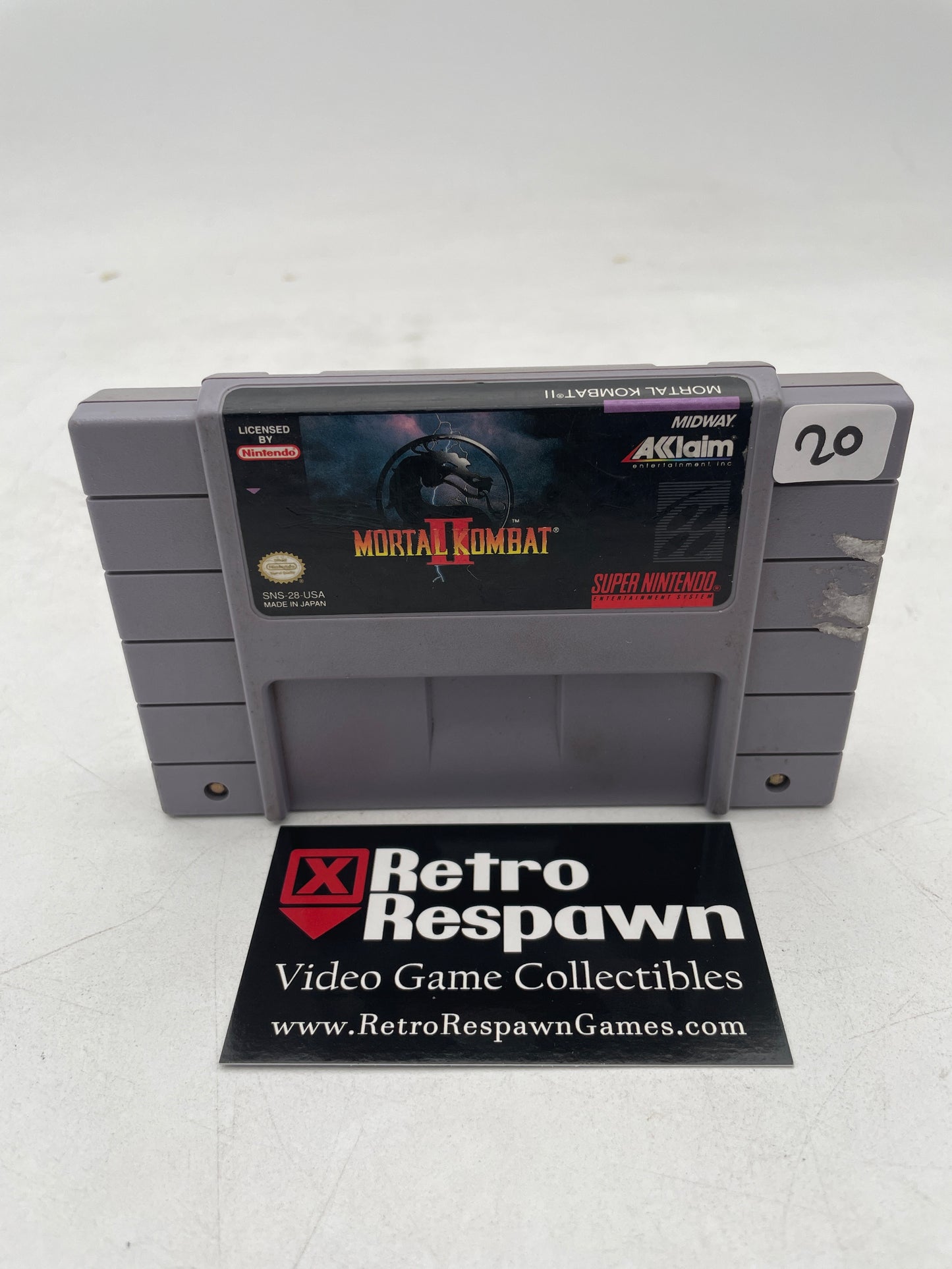 Mortal Kombat II - Super Nintendo (Game Only”