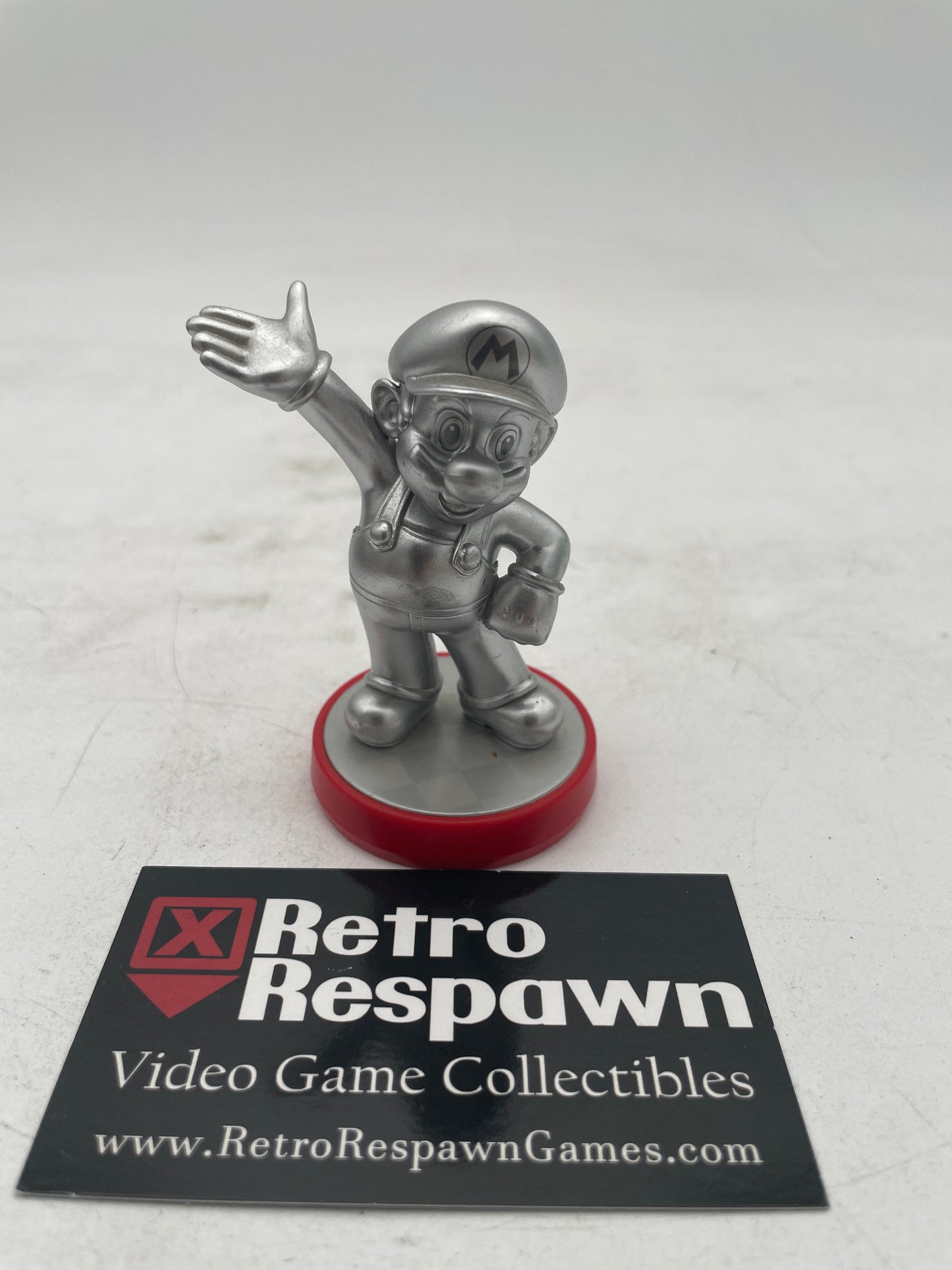 Super Mario Silver Mario - Amiibo (Loose)