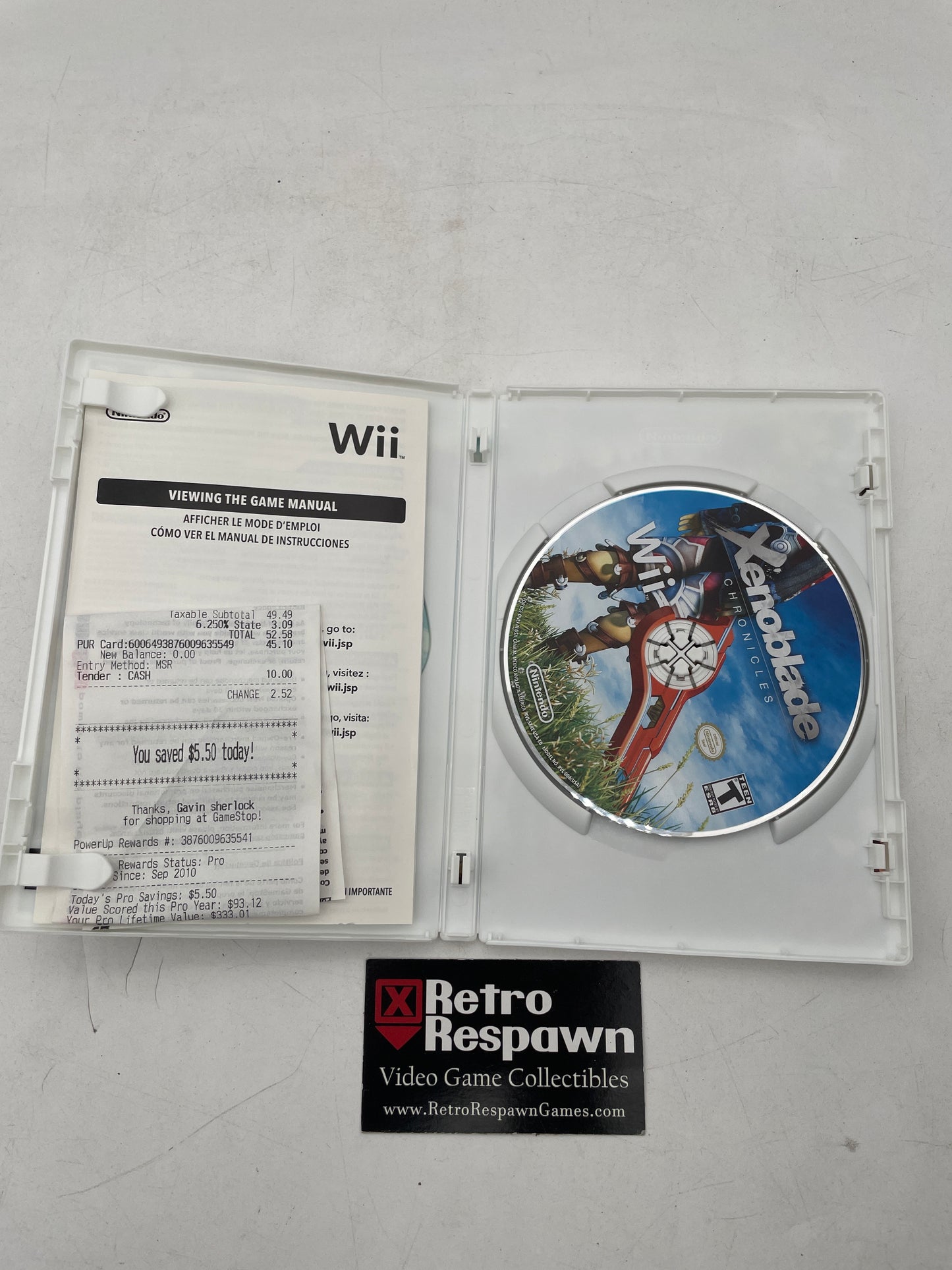 Xenoblade Chronicles - Wii (Missing Manual)