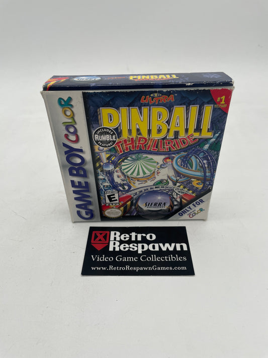 Ultra Pinball Thrillride - GameBoy Color (Complete)