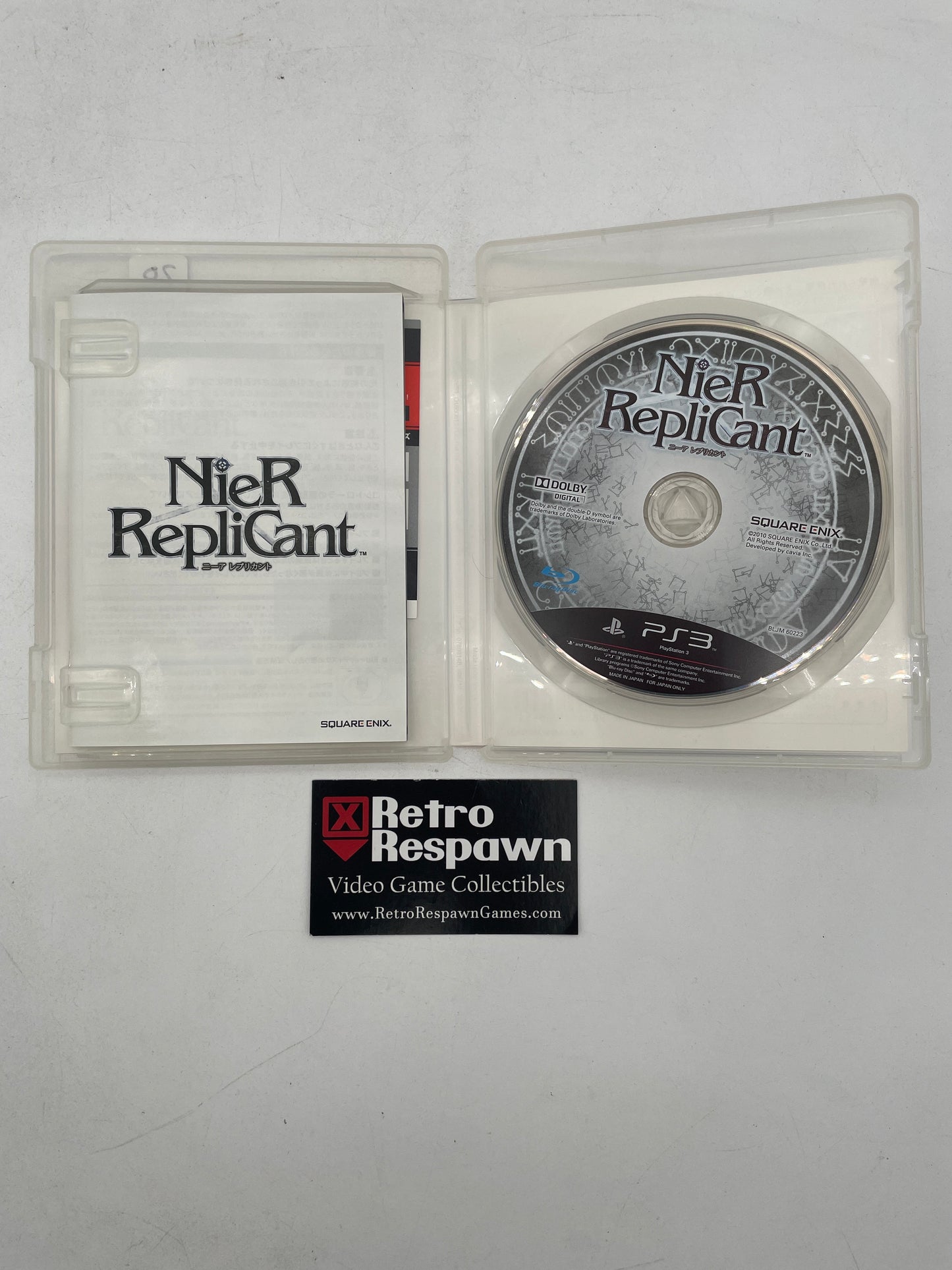Nier Replicant - JP Playstation 3 (Missing Manual)