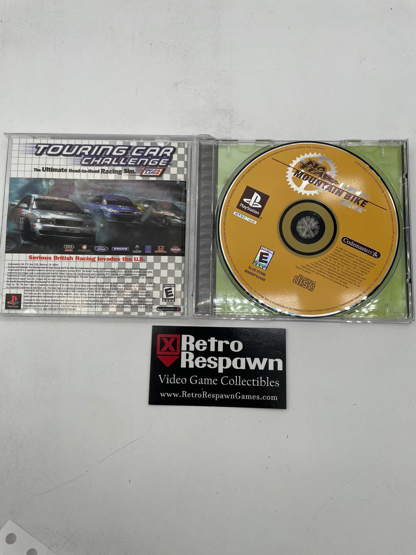 No Fear Downhill Mountain Bike Racing - Playstation (Complete)