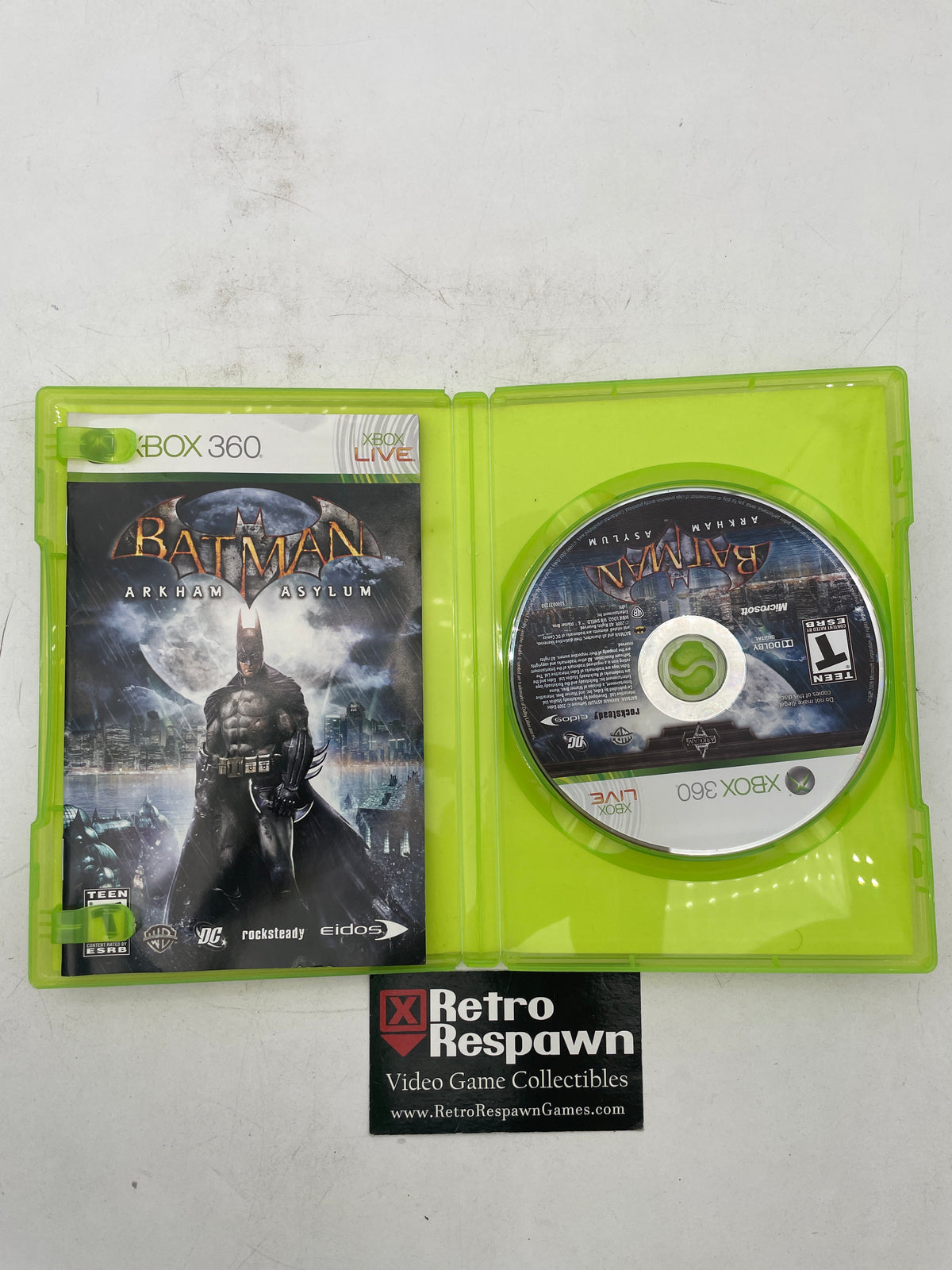 Batman: Arkham Asylum - Xbox 360 (Complete)