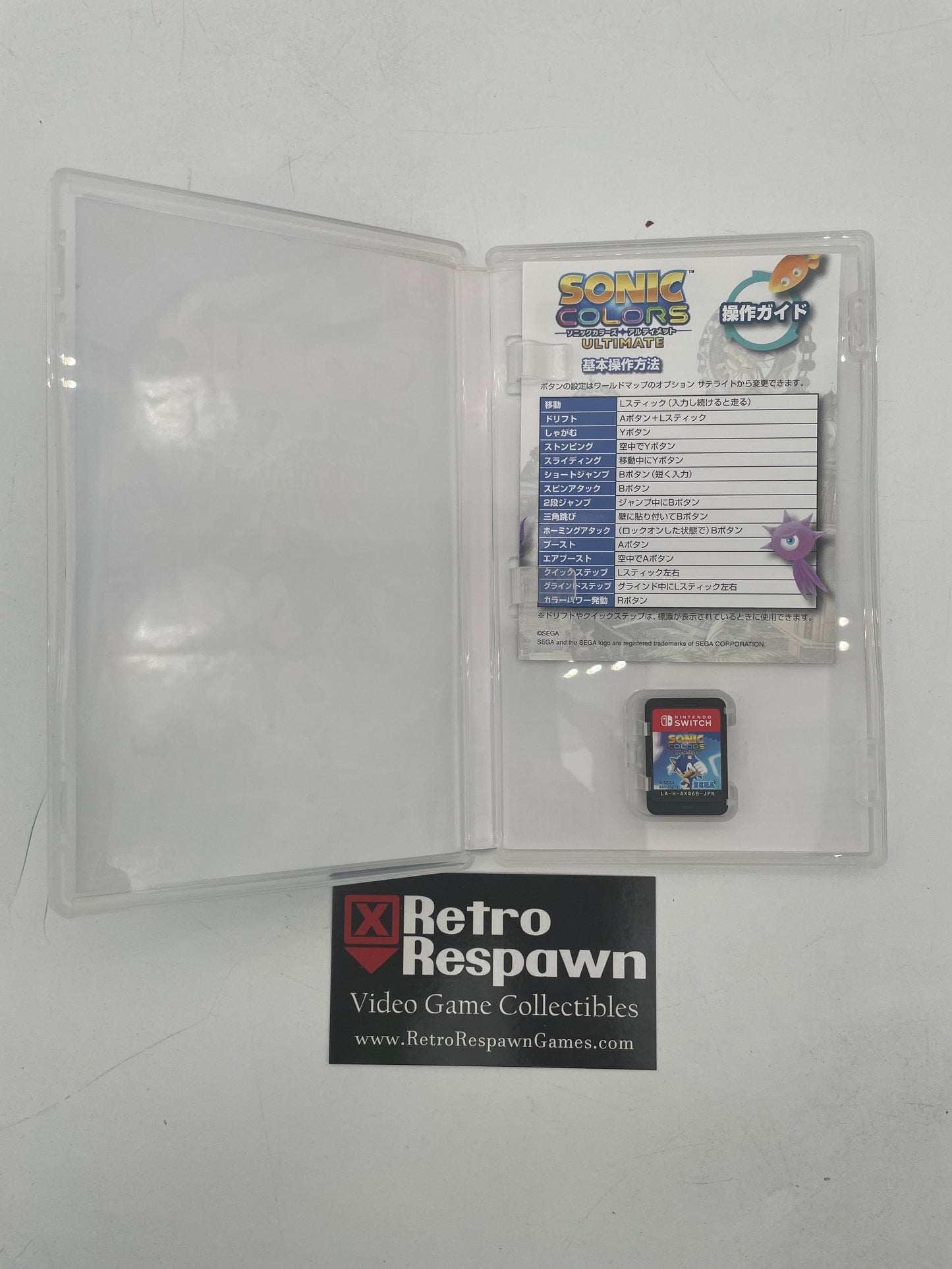 Sonic Colors Ultimate - JP Nintendo Switch (Complete)