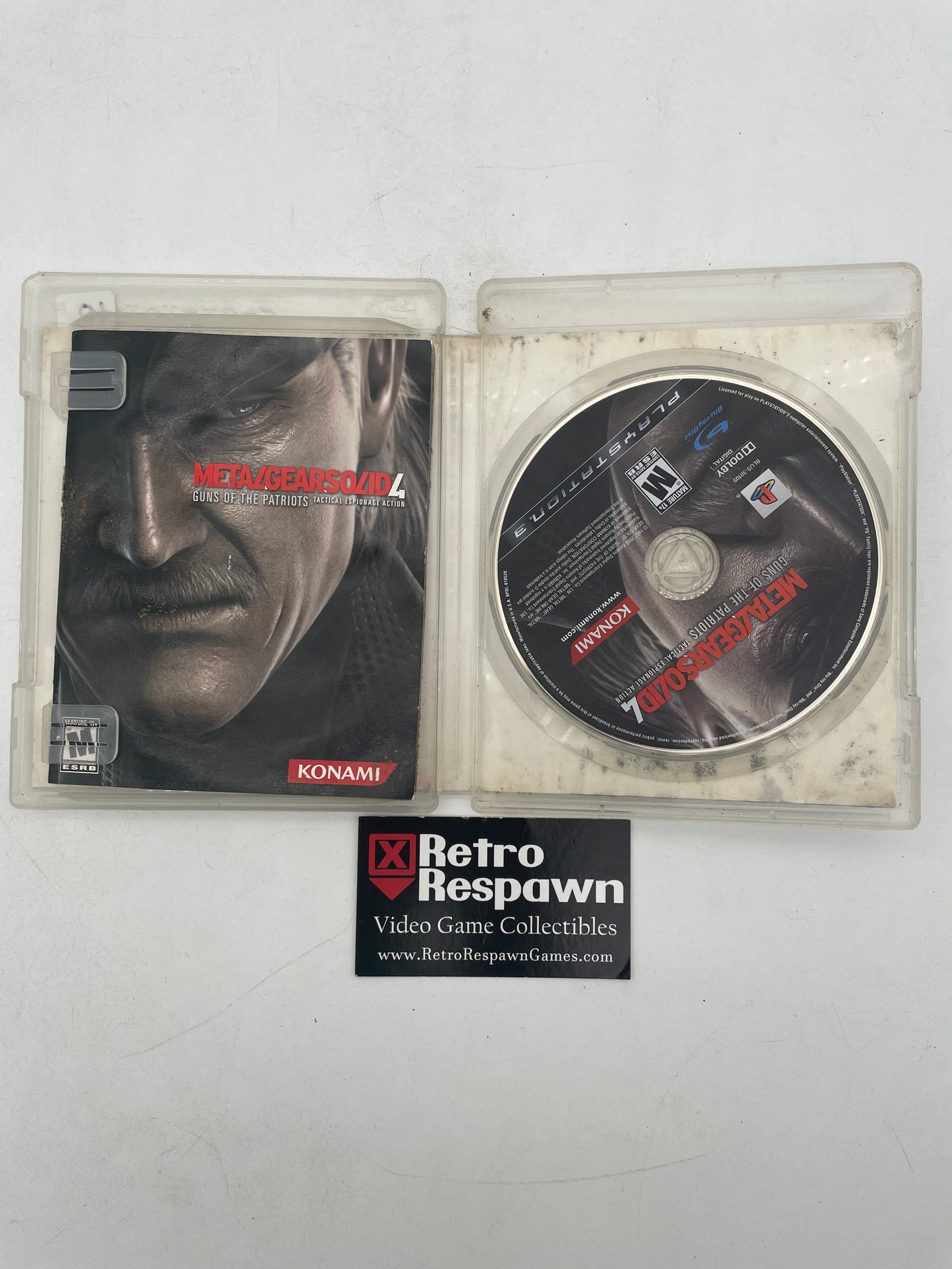 Metal Gear Solid 4 Guns of the Patriots - Playstation 3 (Complete)