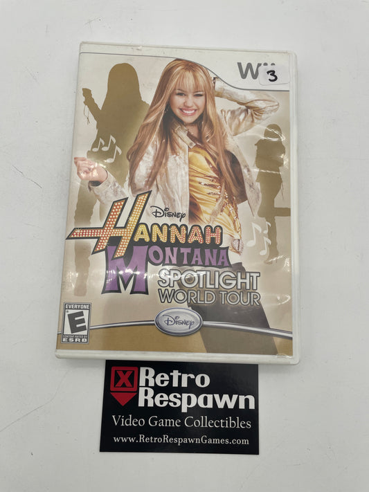 Hannah Montana Spotlight World Tour - Wii (Complete)