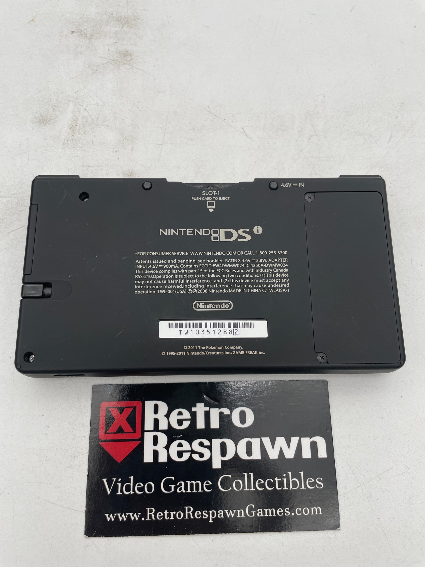 Pokemon Black Nintendo DSI Console - Nintendo DS (Console + Charger)