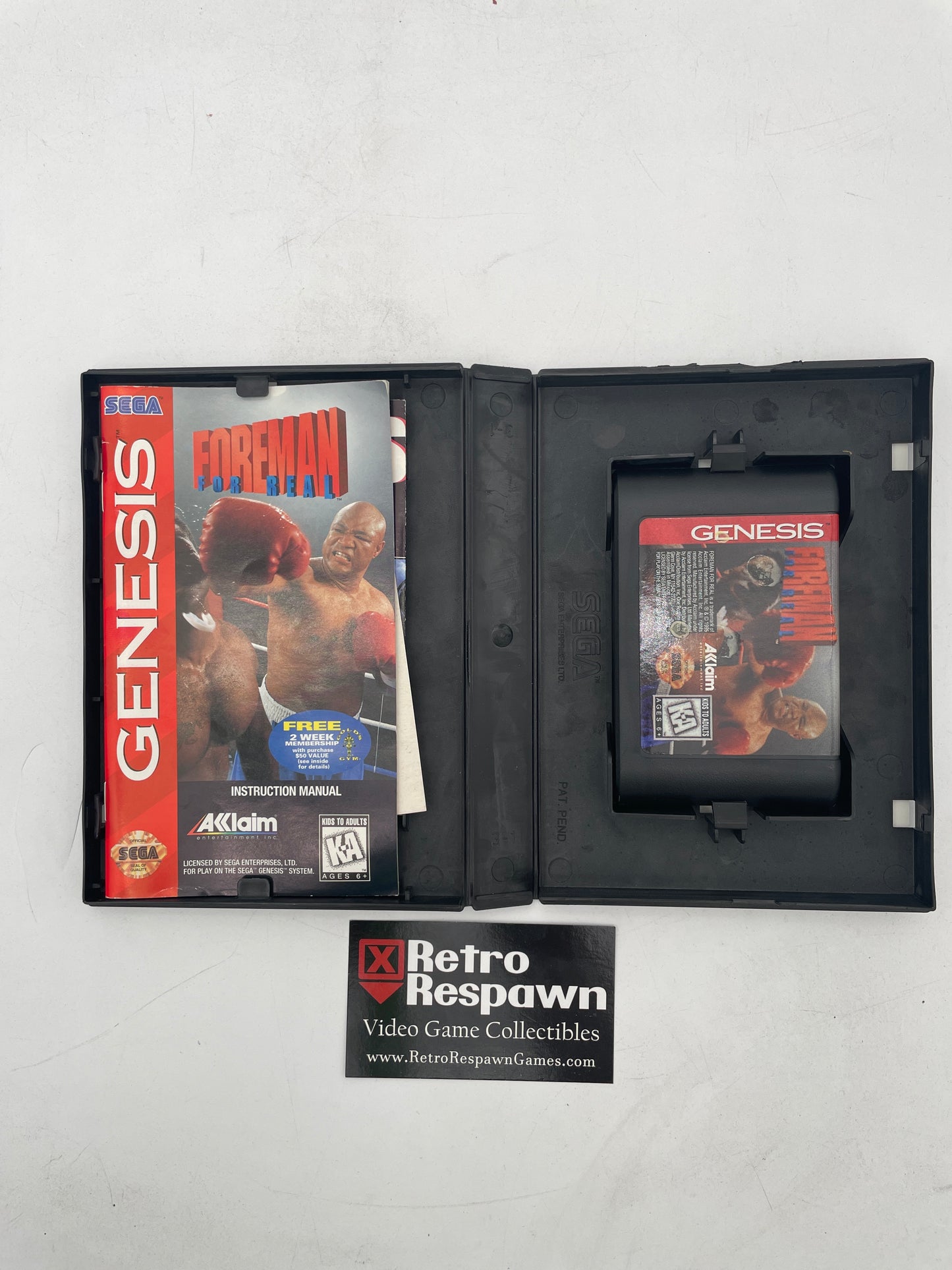 Foreman For Real - Sega Genesis (Complete)