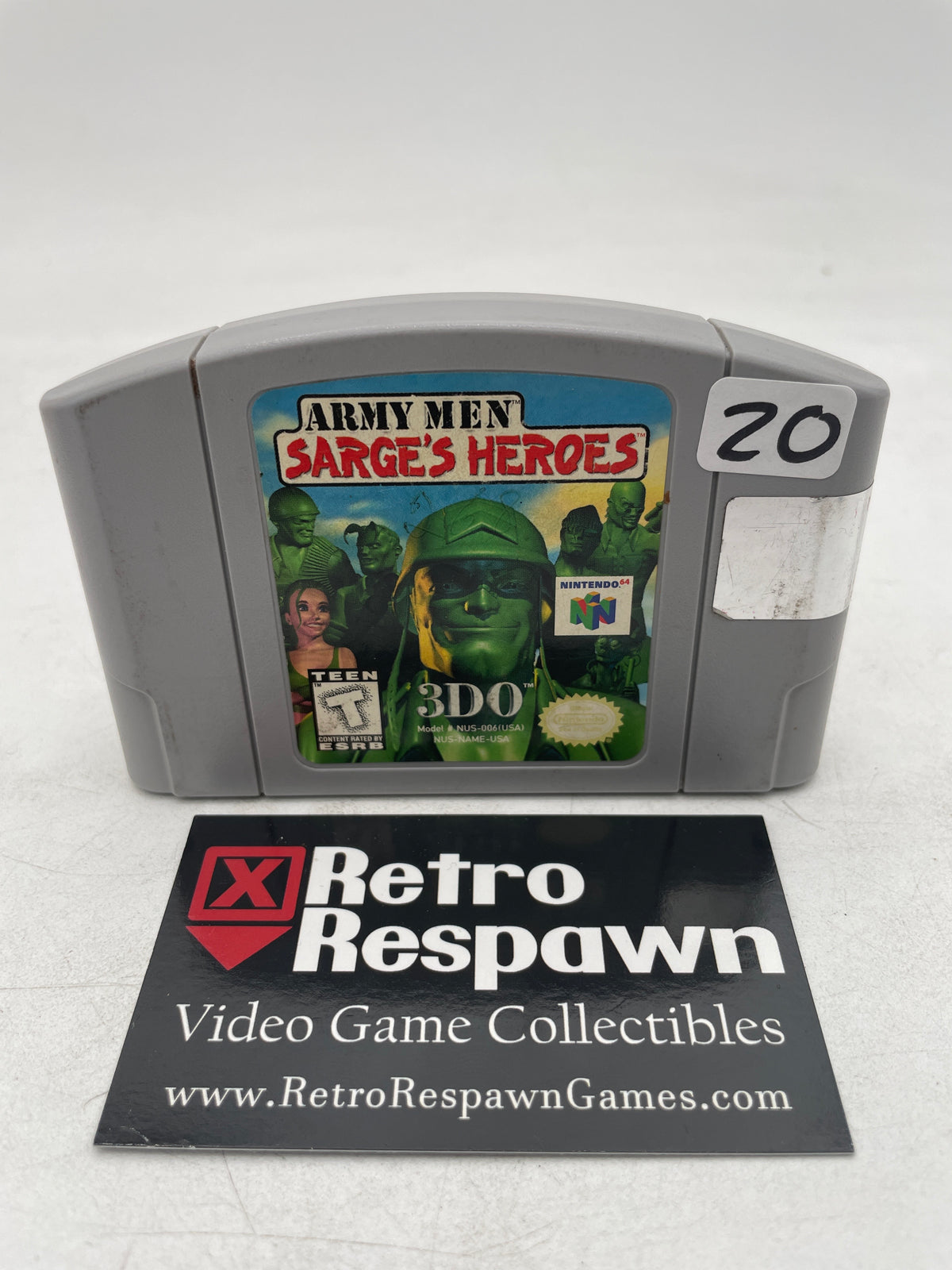 Army Men Sarge's Heroes - Nintendo 64 (Game Only)