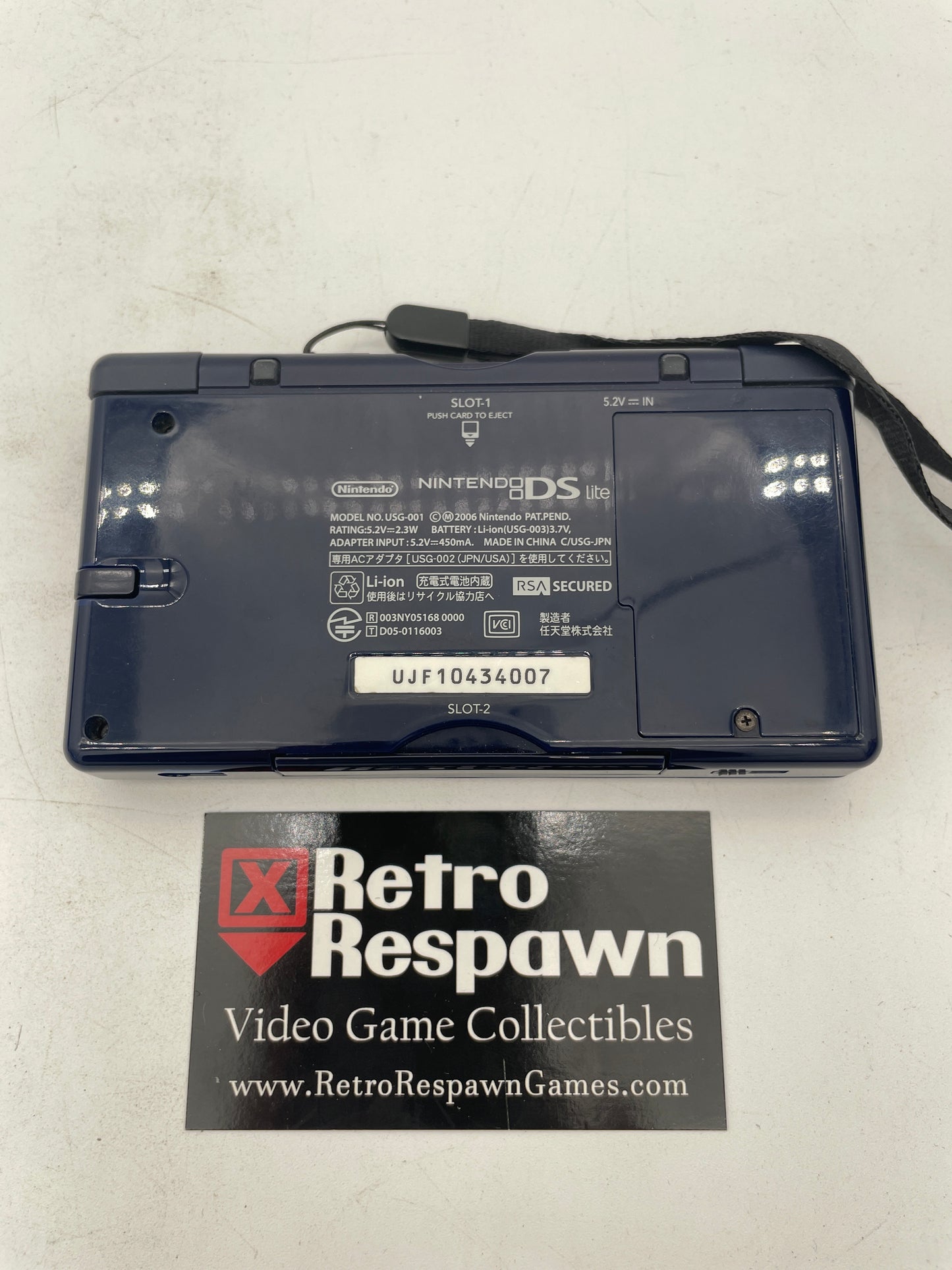 Enamel Navy Nintendo DS Lite - JP Nintendo DS (Complete)