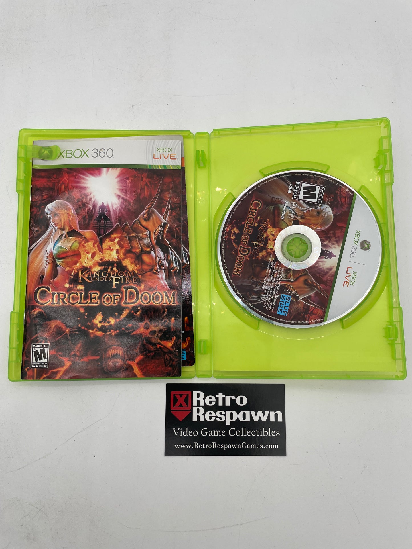 Kingdom Under Fire Circle of Doom - Xbox 360 (Complete)