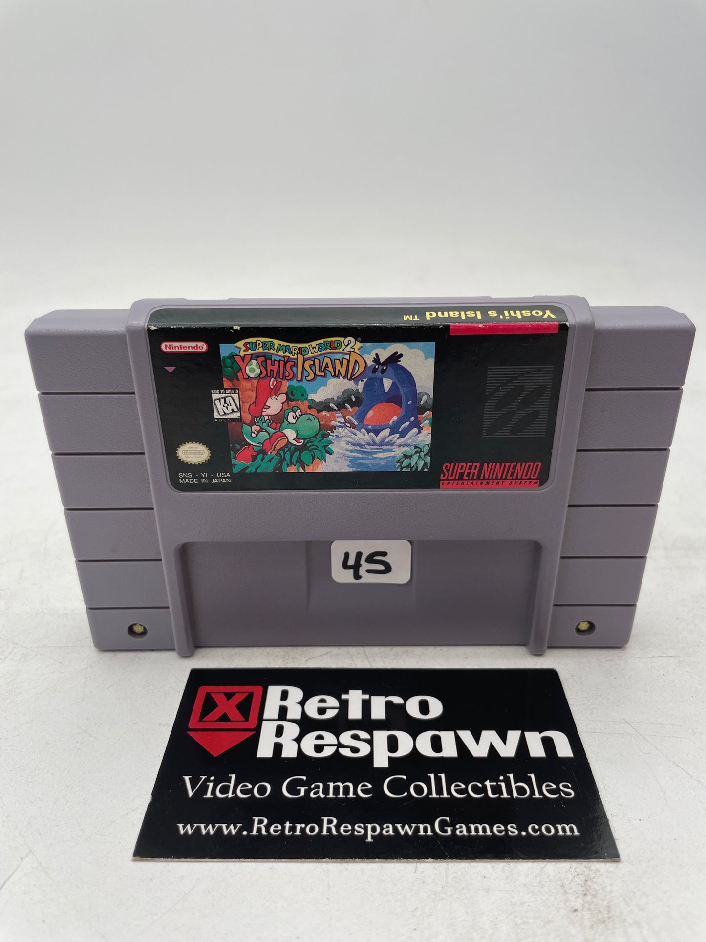 Super Mario World 2 Yoshi's Island - Super Nintendo (Game Only)